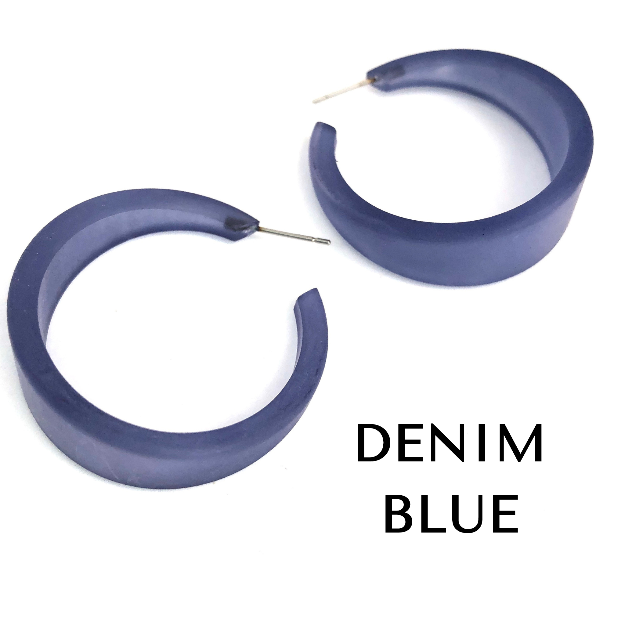 Frosted Emily Hoop Earrings