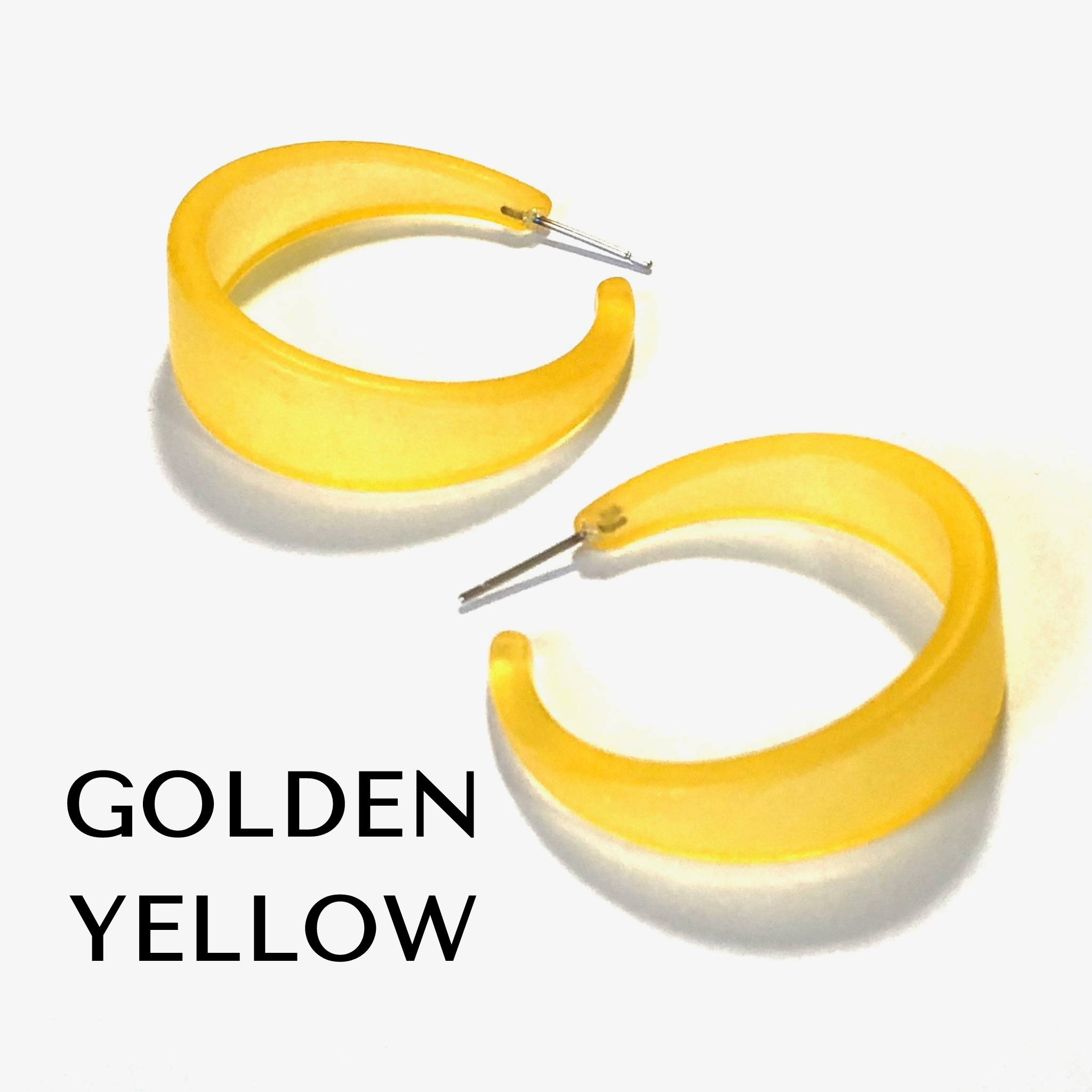 Frosted Emily Hoop Earrings