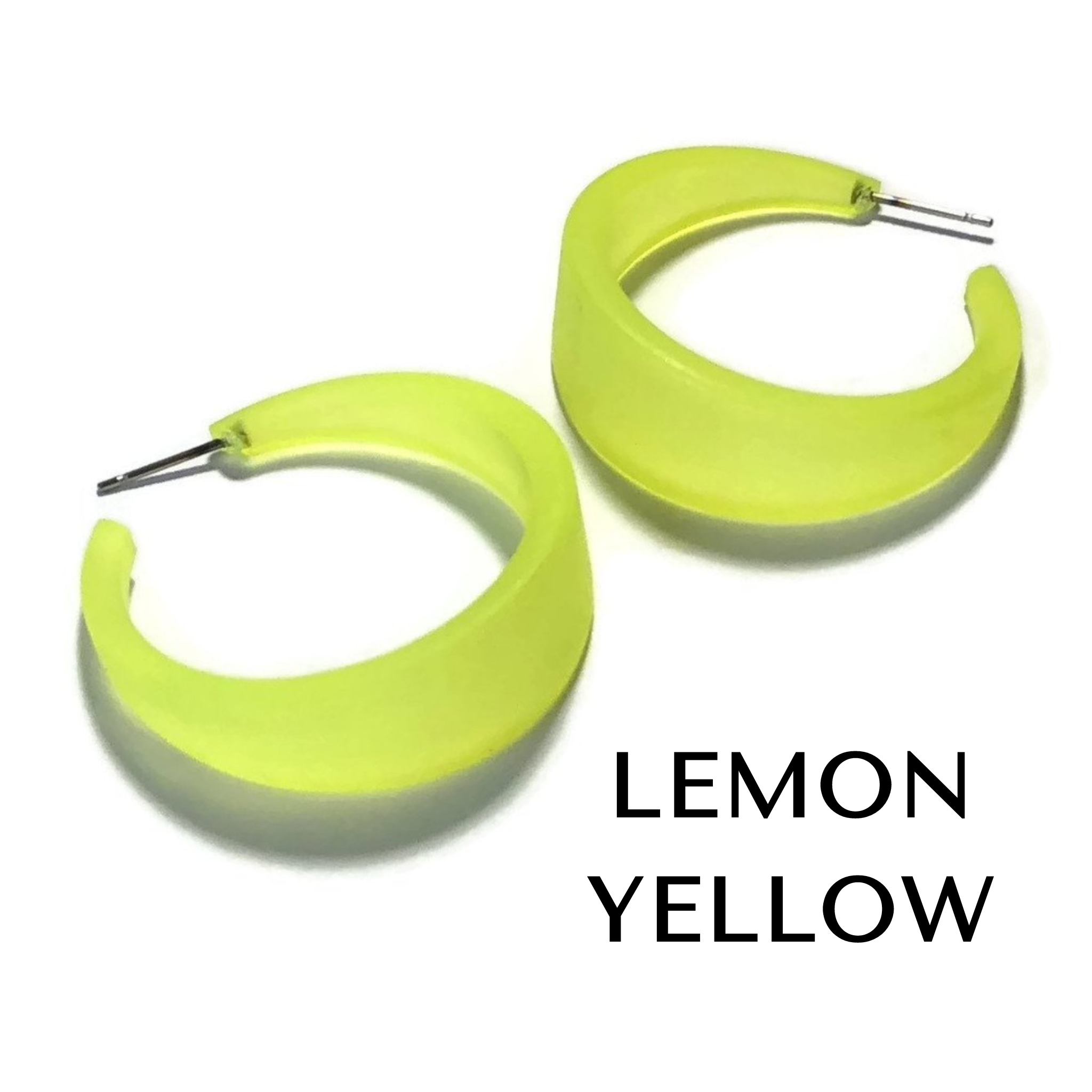 Frosted Emily Hoop Earrings