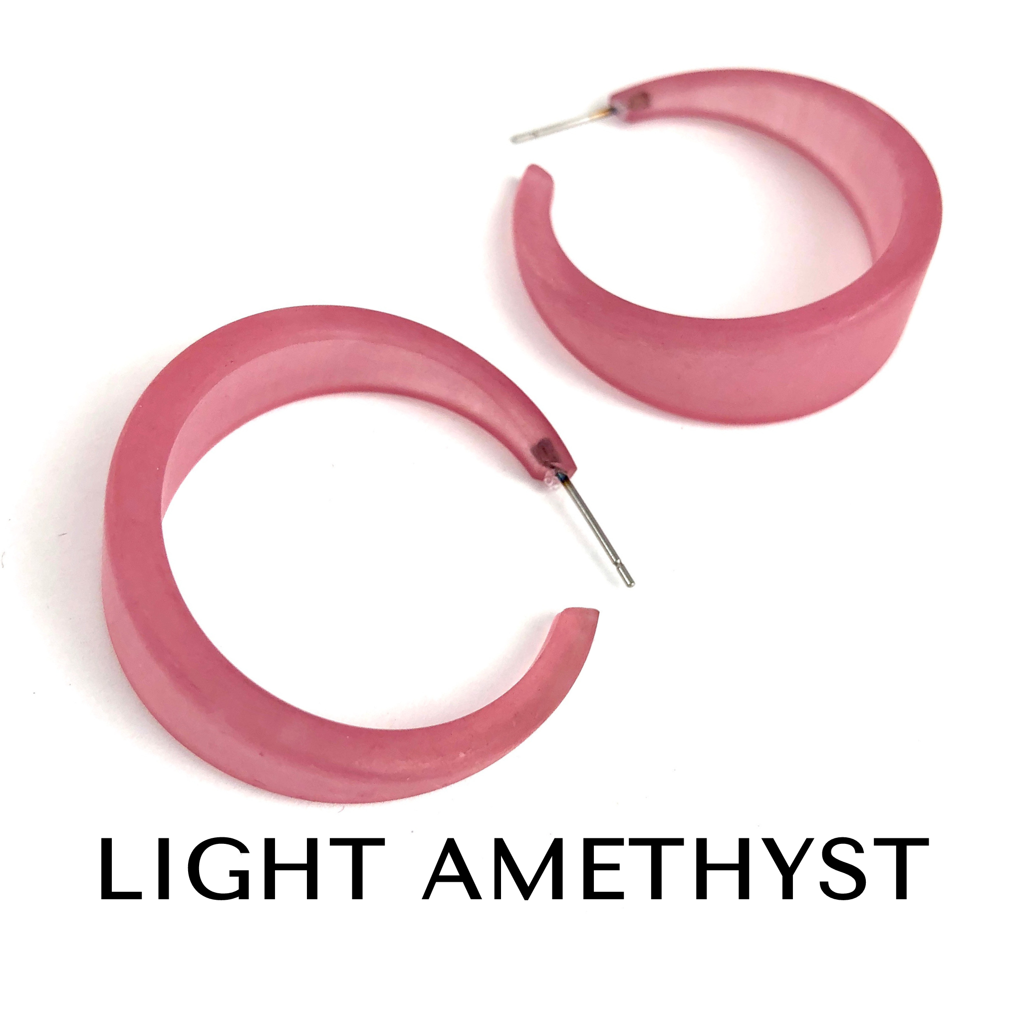 Frosted Emily Hoop Earrings