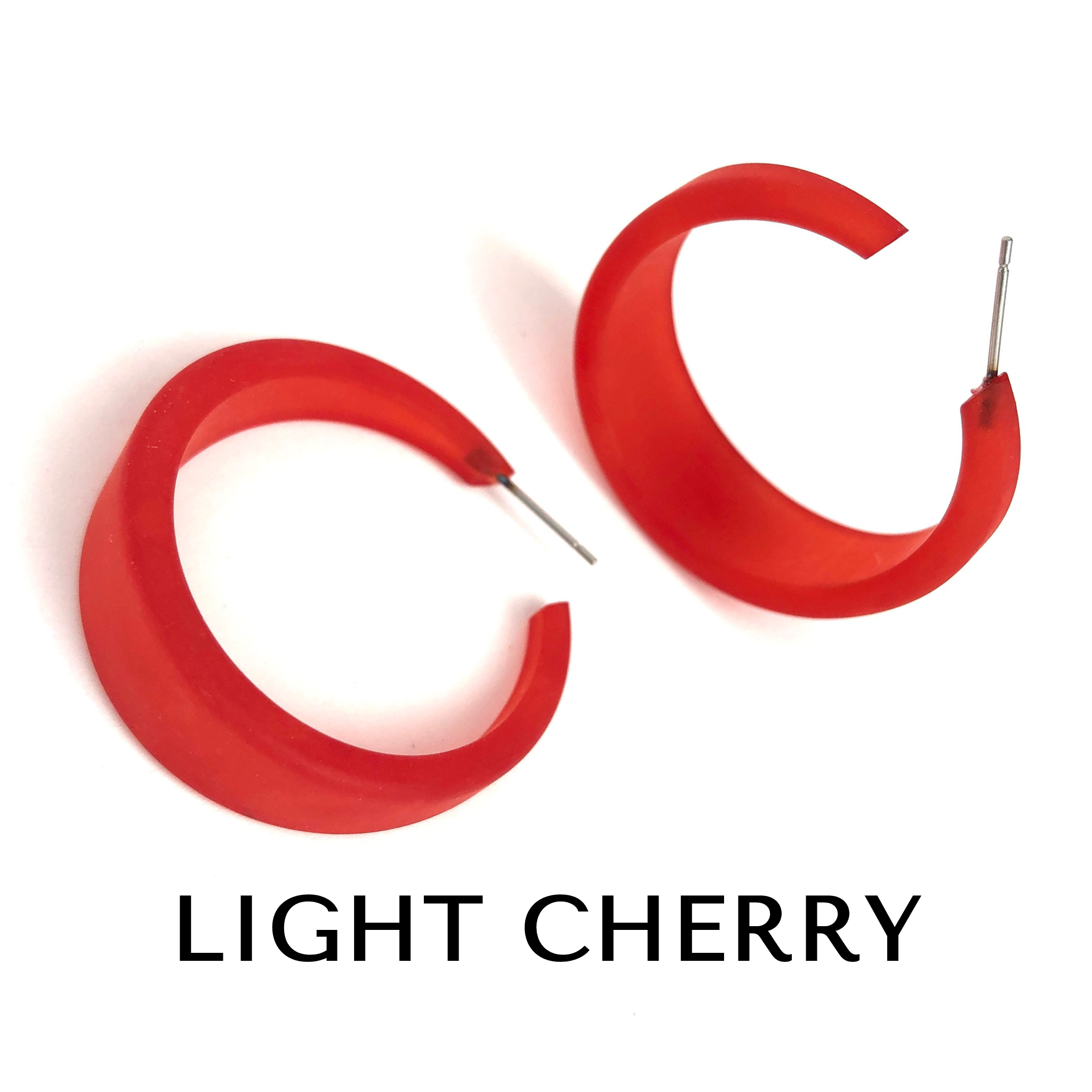 Frosted Emily Hoop Earrings