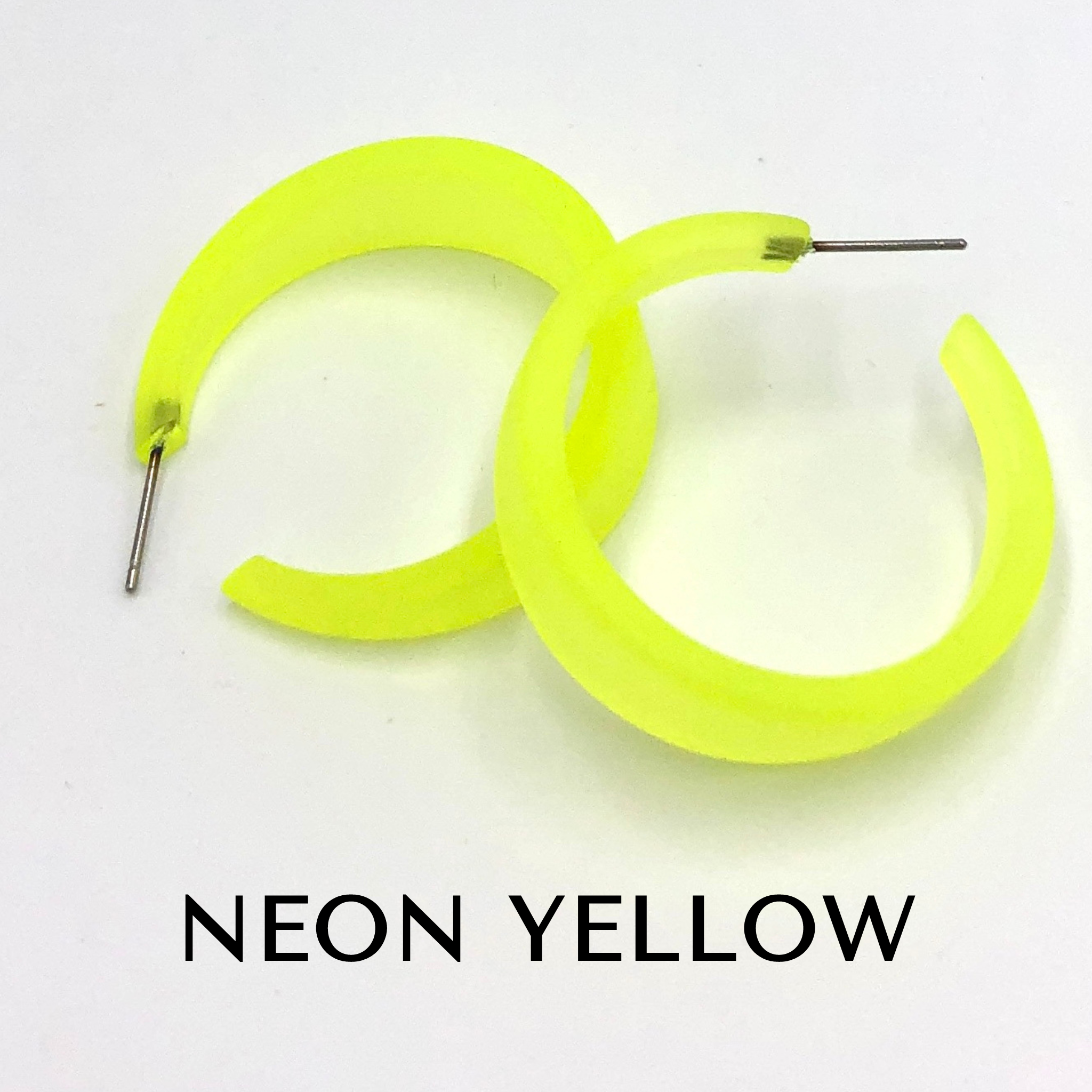 Frosted Emily Hoop Earrings