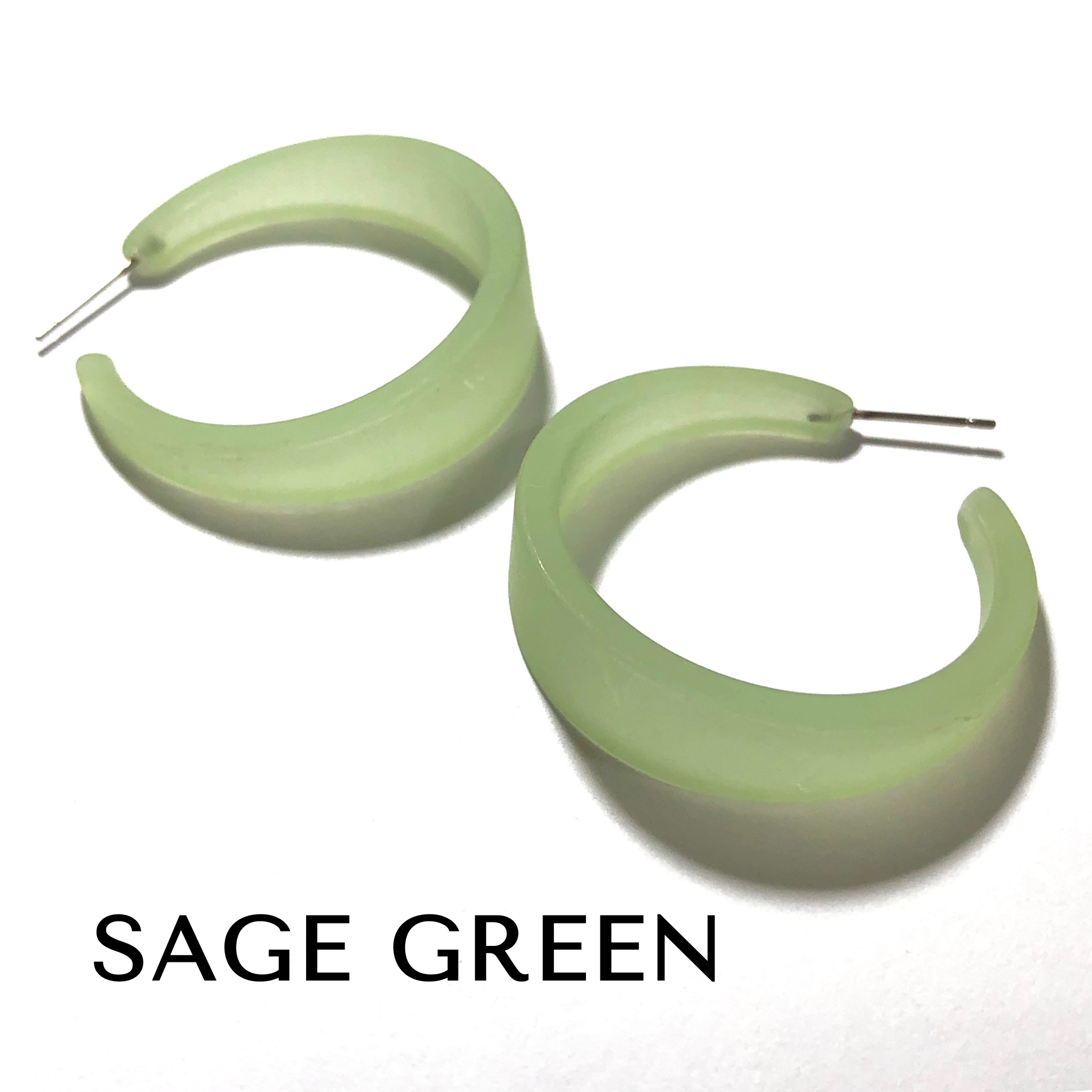 Frosted Emily Hoop Earrings