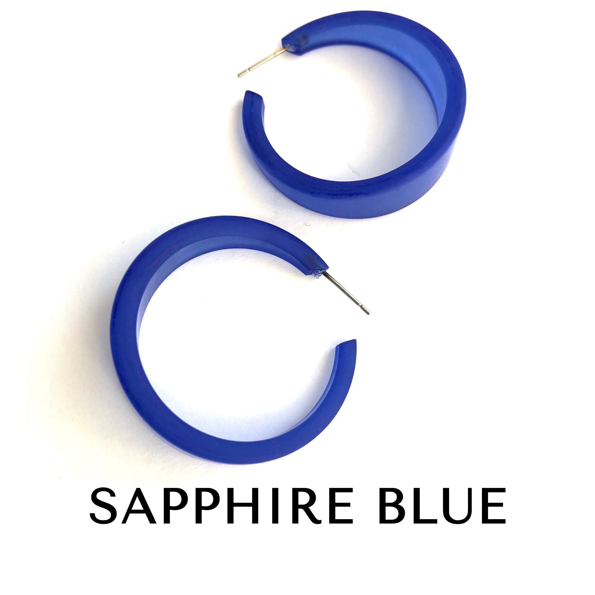 Frosted Emily Hoop Earrings