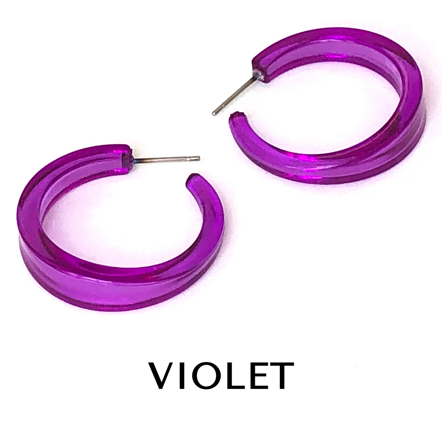 Transparent Colors Lola Hoop Earrings