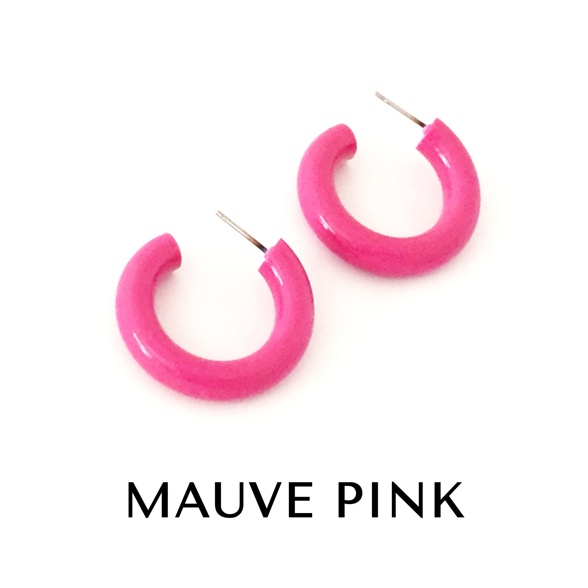 Tube Hoop Earrings - Best Plastics Collectible Hoops