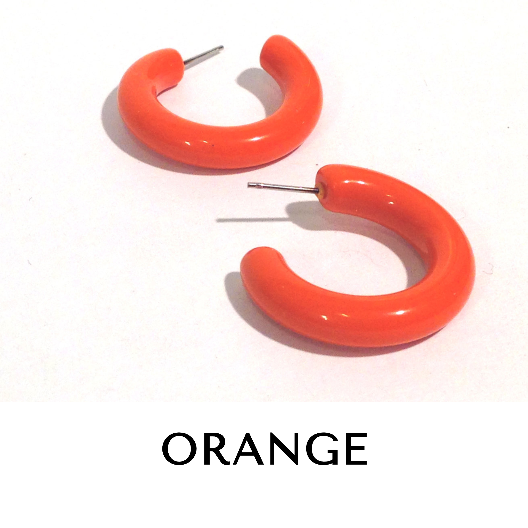 Tube Hoop Earrings - Best Plastics Collectible Hoops