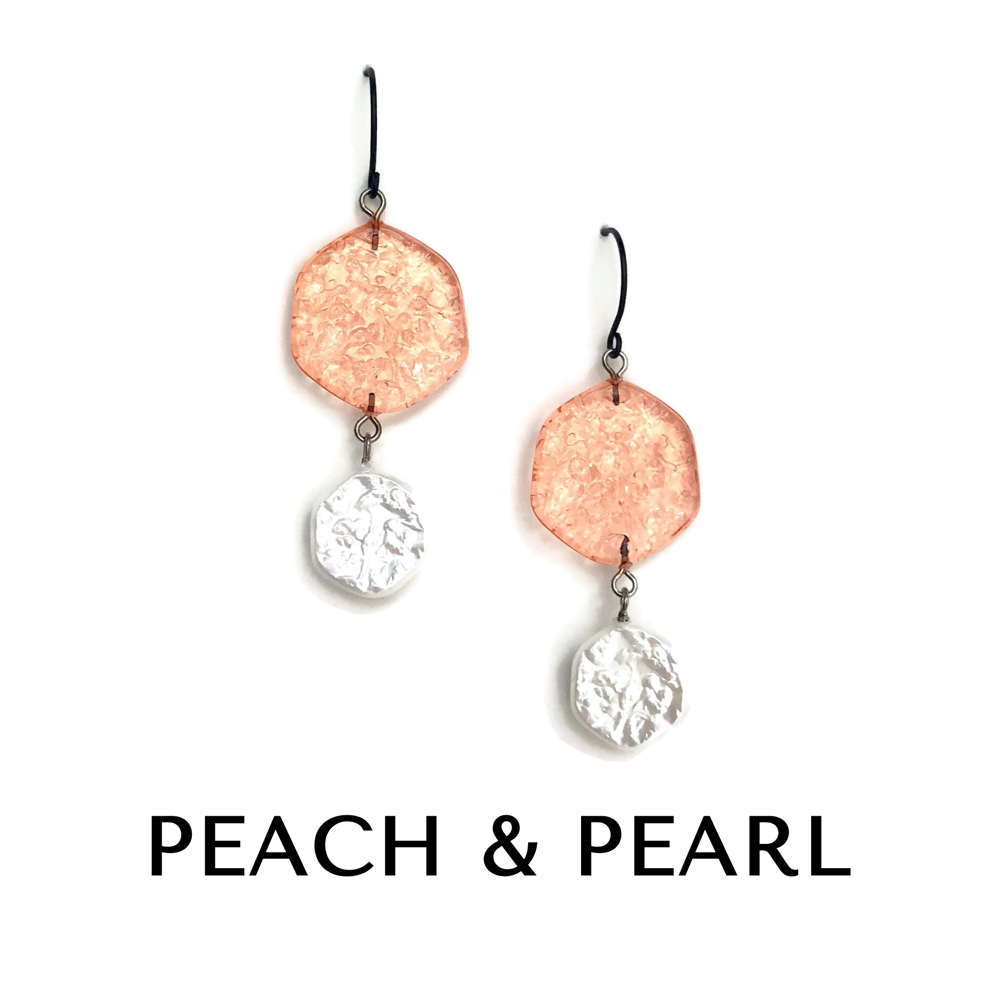 Ice Chip Double Drop Earrings