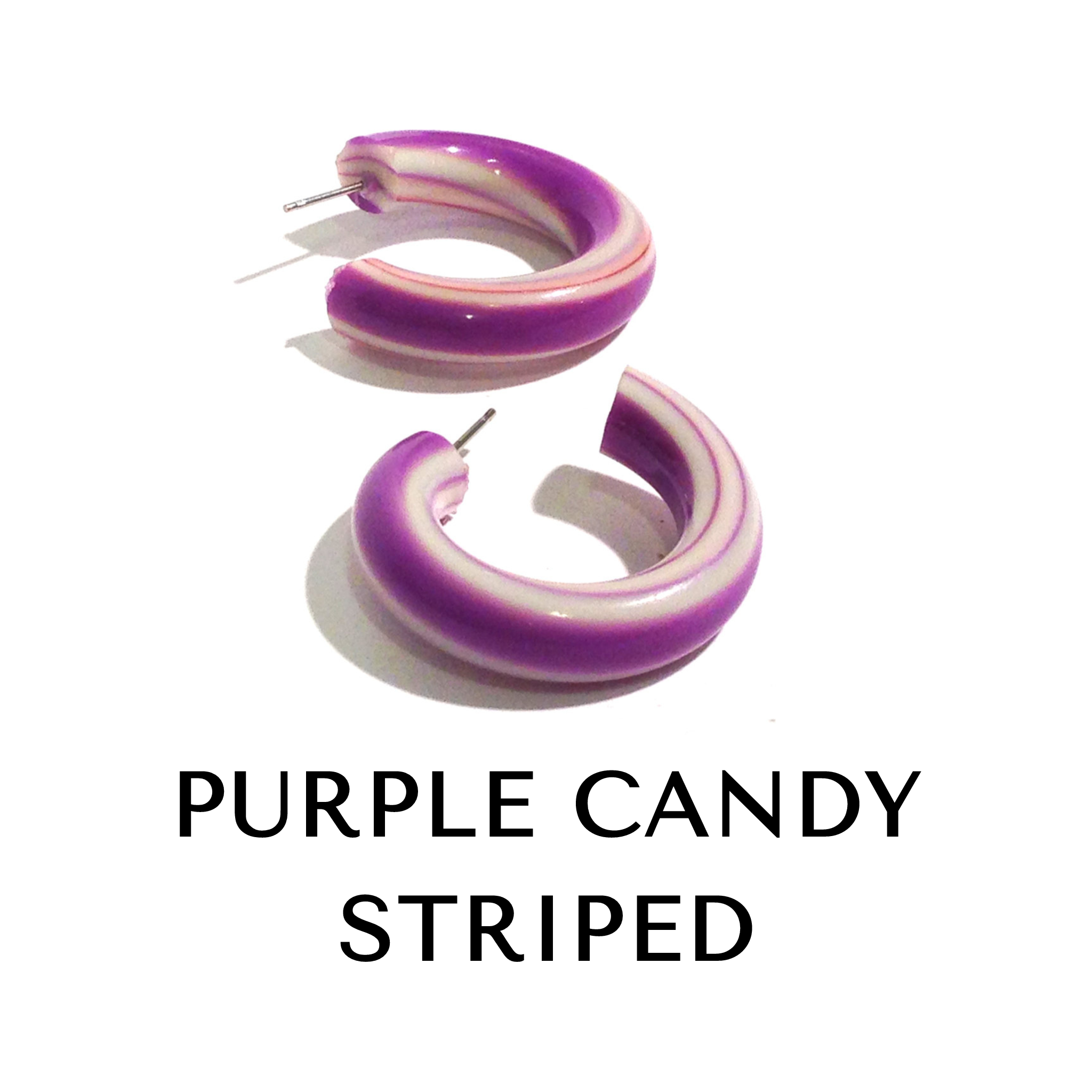 Tube Hoop Earrings - Best Plastics Collectible Hoops