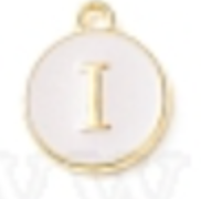 White Initial Letter Charms - Add On to Necklace