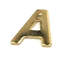 Gold Leetie Initial Necklace