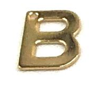 Gold Leetie Initial Necklace