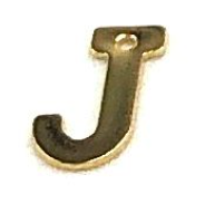 Gold Initial Letter Charms - Add On to Necklace