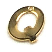 Gold Leetie Initial Necklace