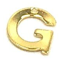 Gold Leetie Initial Necklace