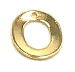 Gold Initial Letter Charms - Add On to Necklace