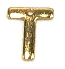 Gold Leetie Initial Necklace