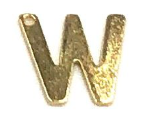 Gold Initial Letter Charms - Add On to Necklace