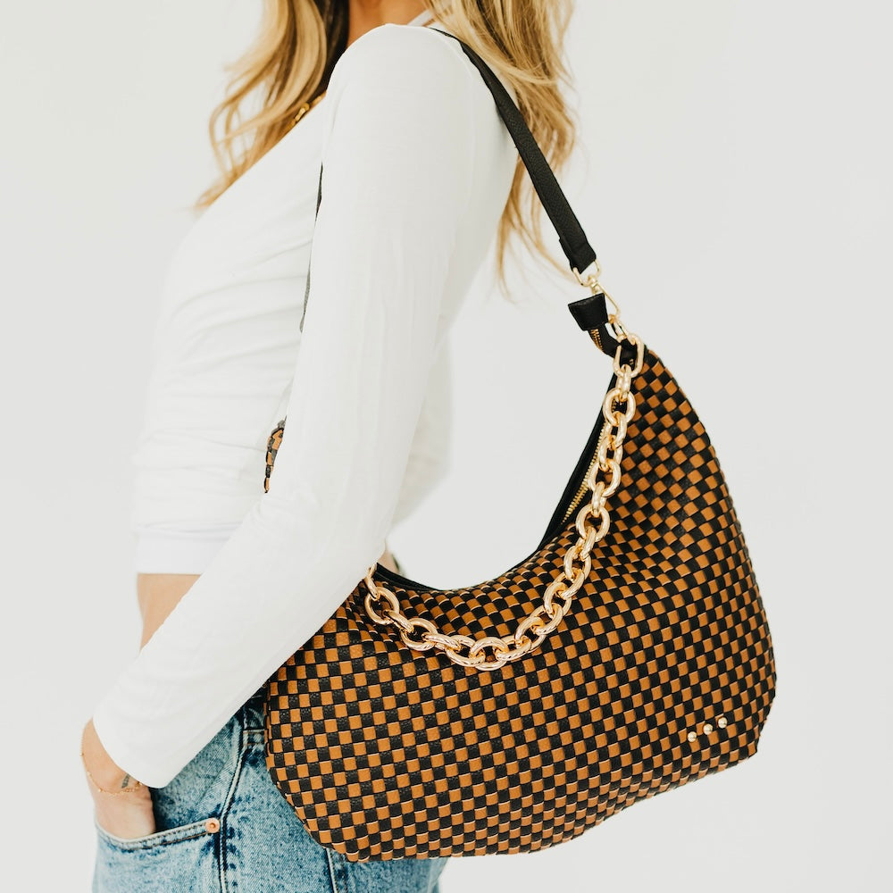 Sienna Slouchy Woven Shoulder Bag - TOP SELLER-Shoulder Bag-Pretty Simple