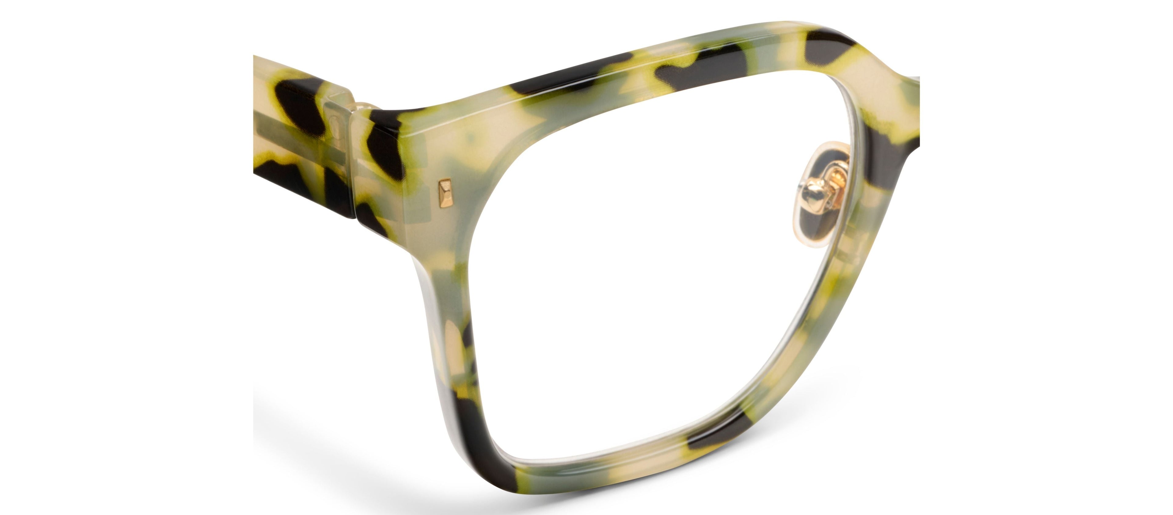 Piper Readers Glasses Light Blocking - Yellow Chai