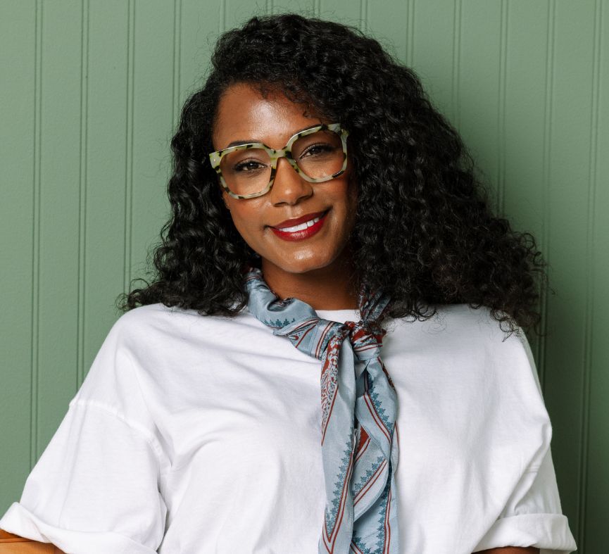 Piper Readers Glasses Light Blocking - Yellow Chai