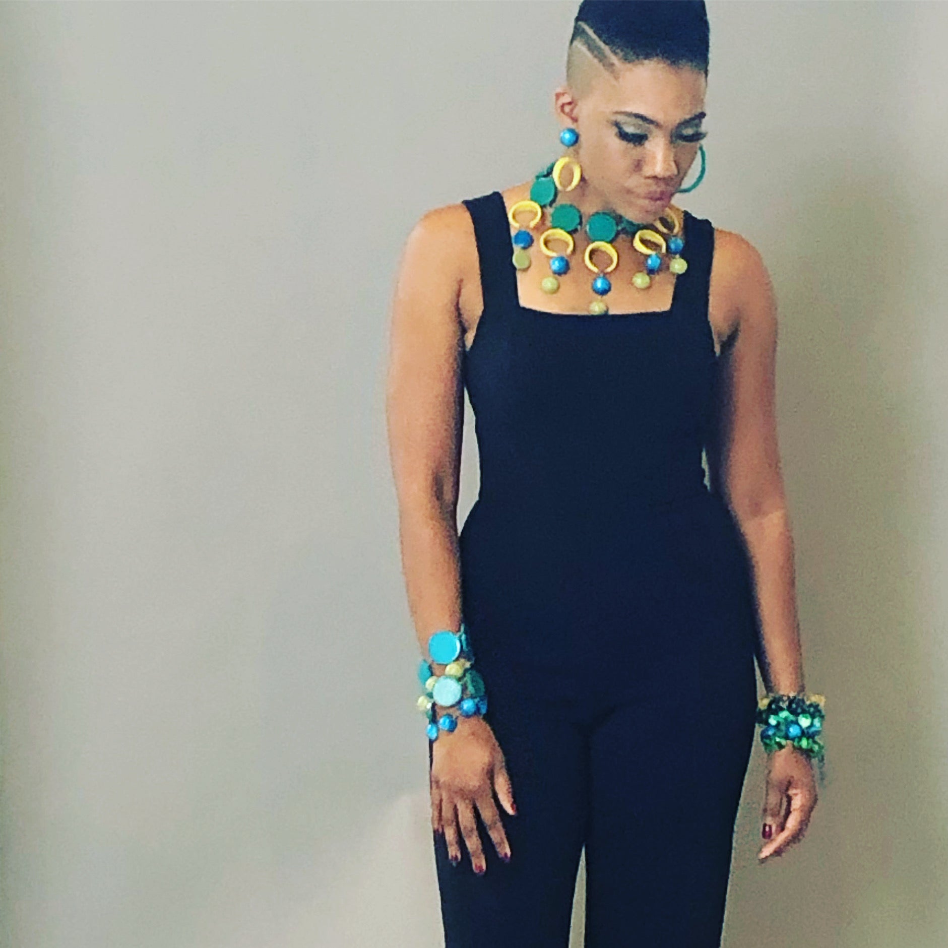 lucite layered jewelry