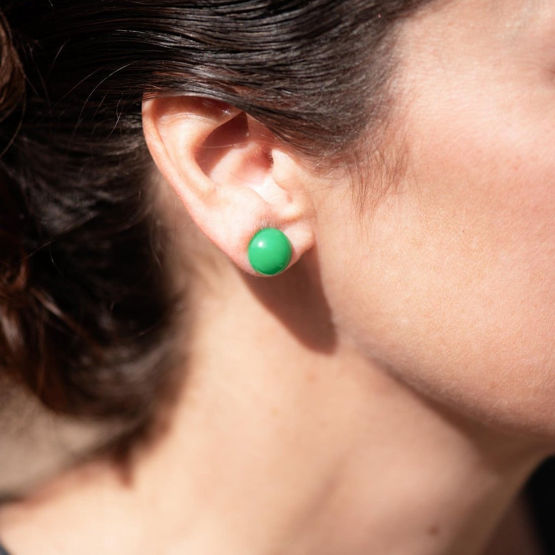 apple green studs