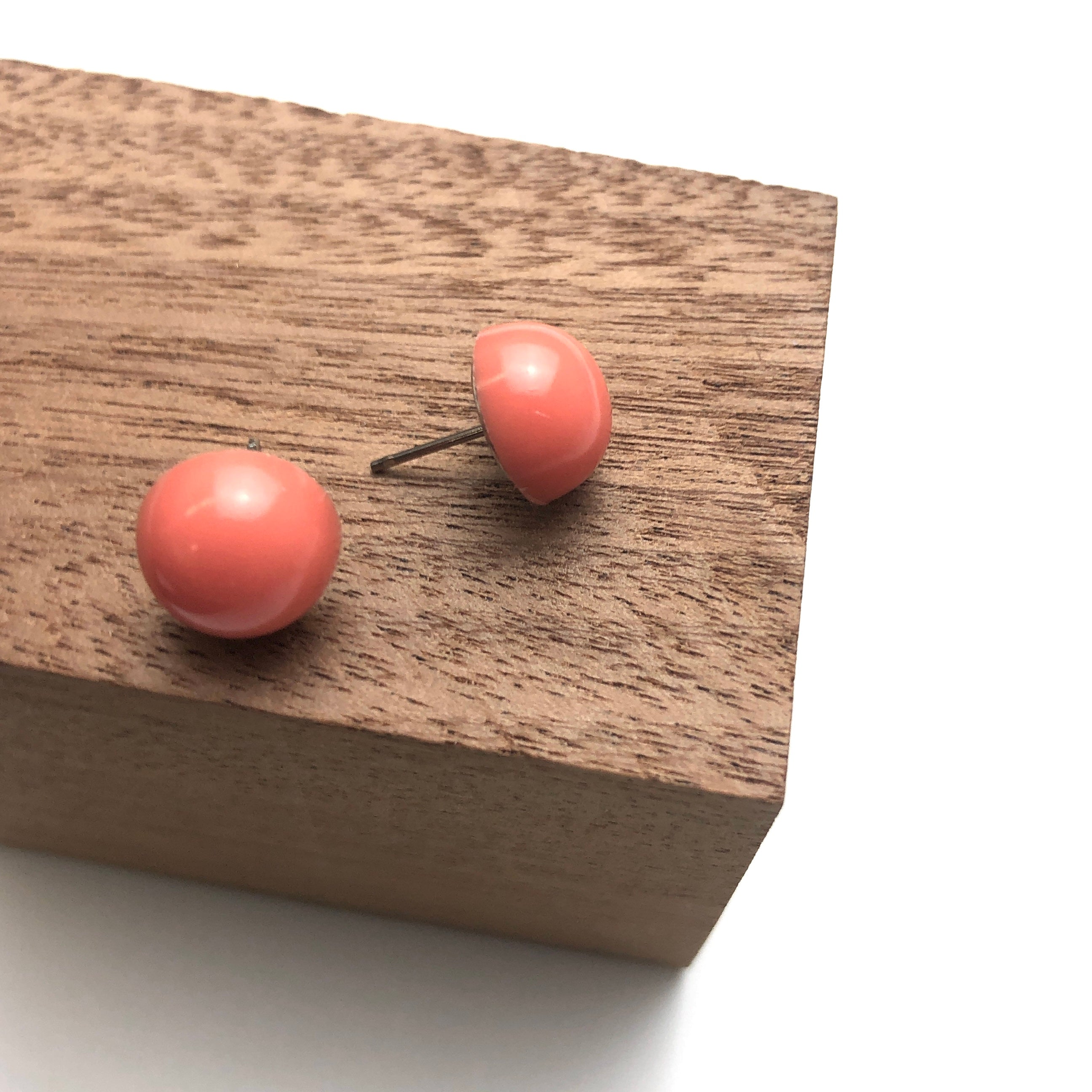 orange studs