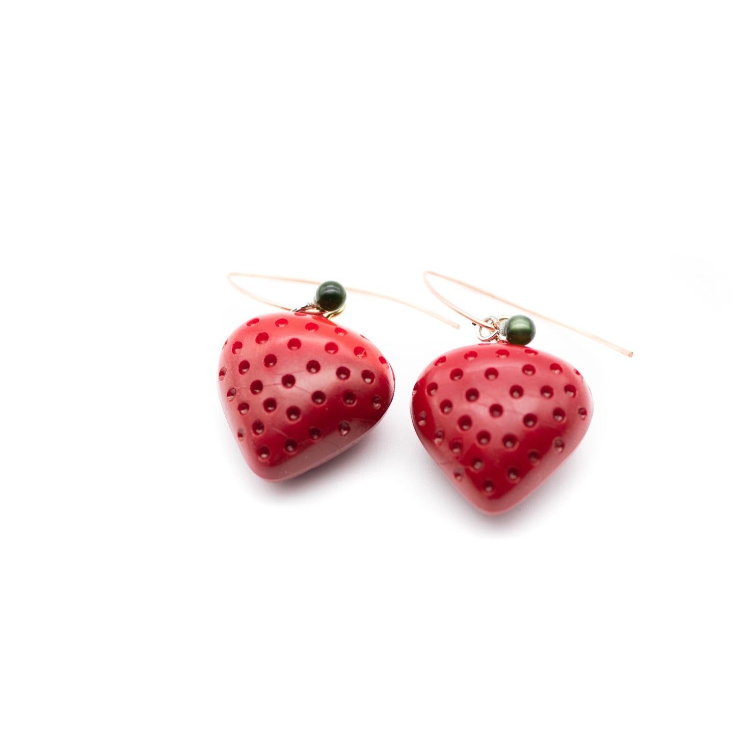strawberry earrings