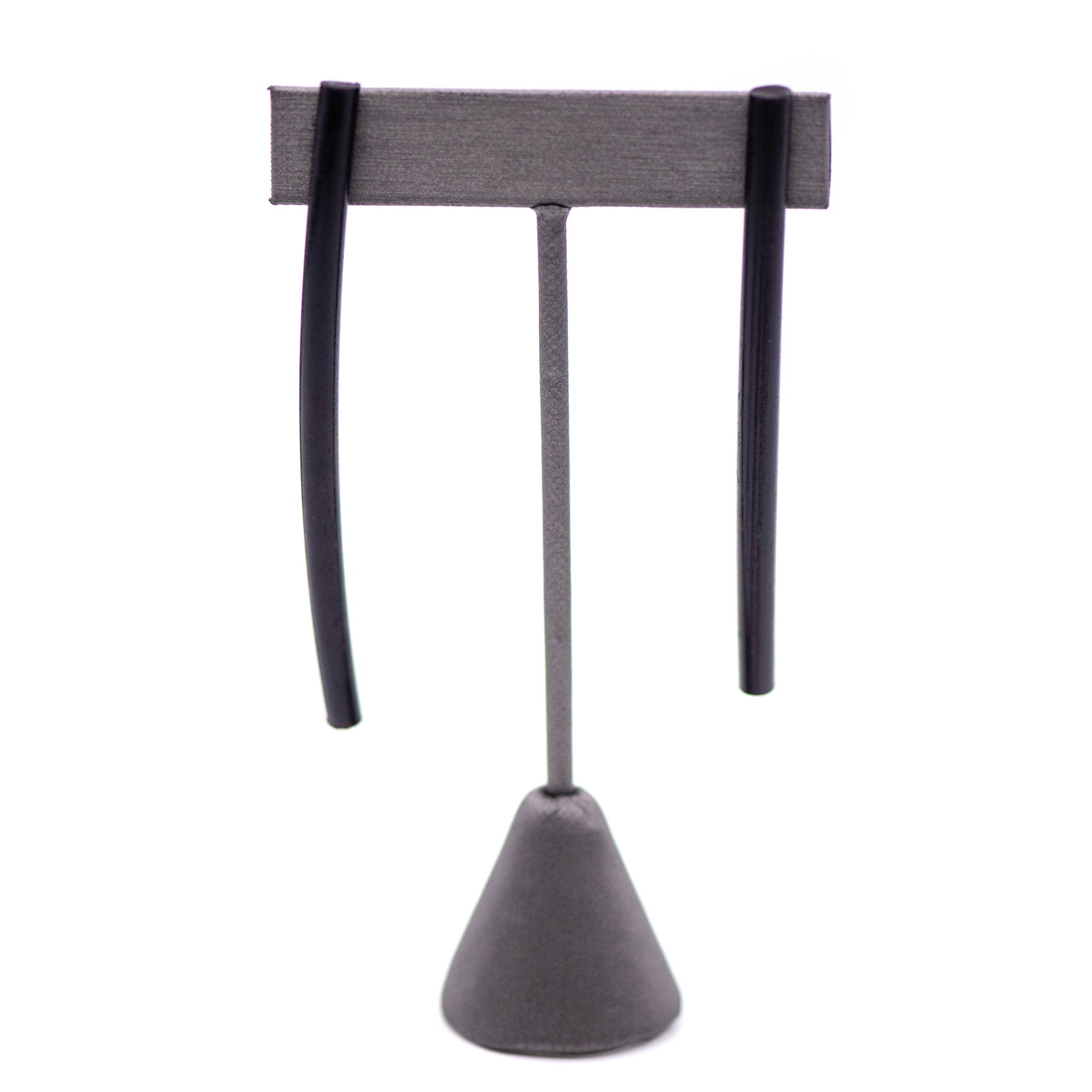 black lucite stick studs