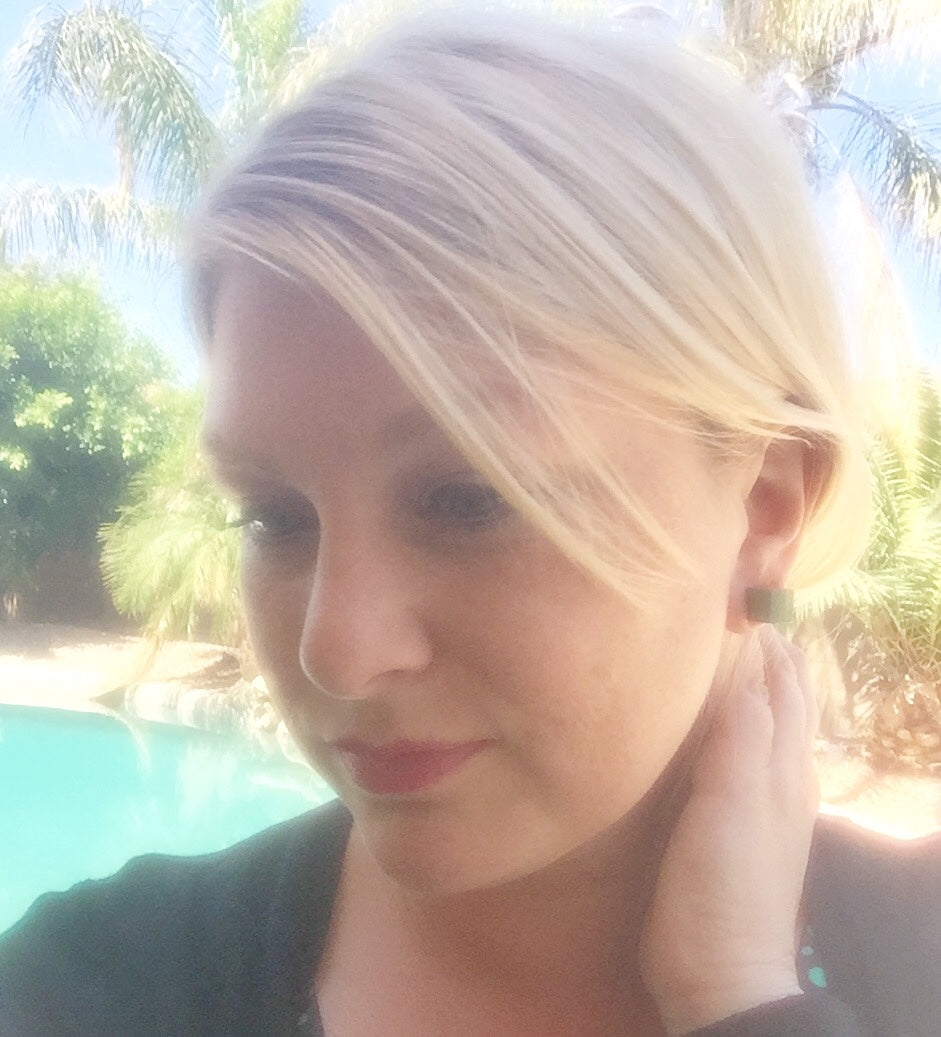 colorful lucite cube