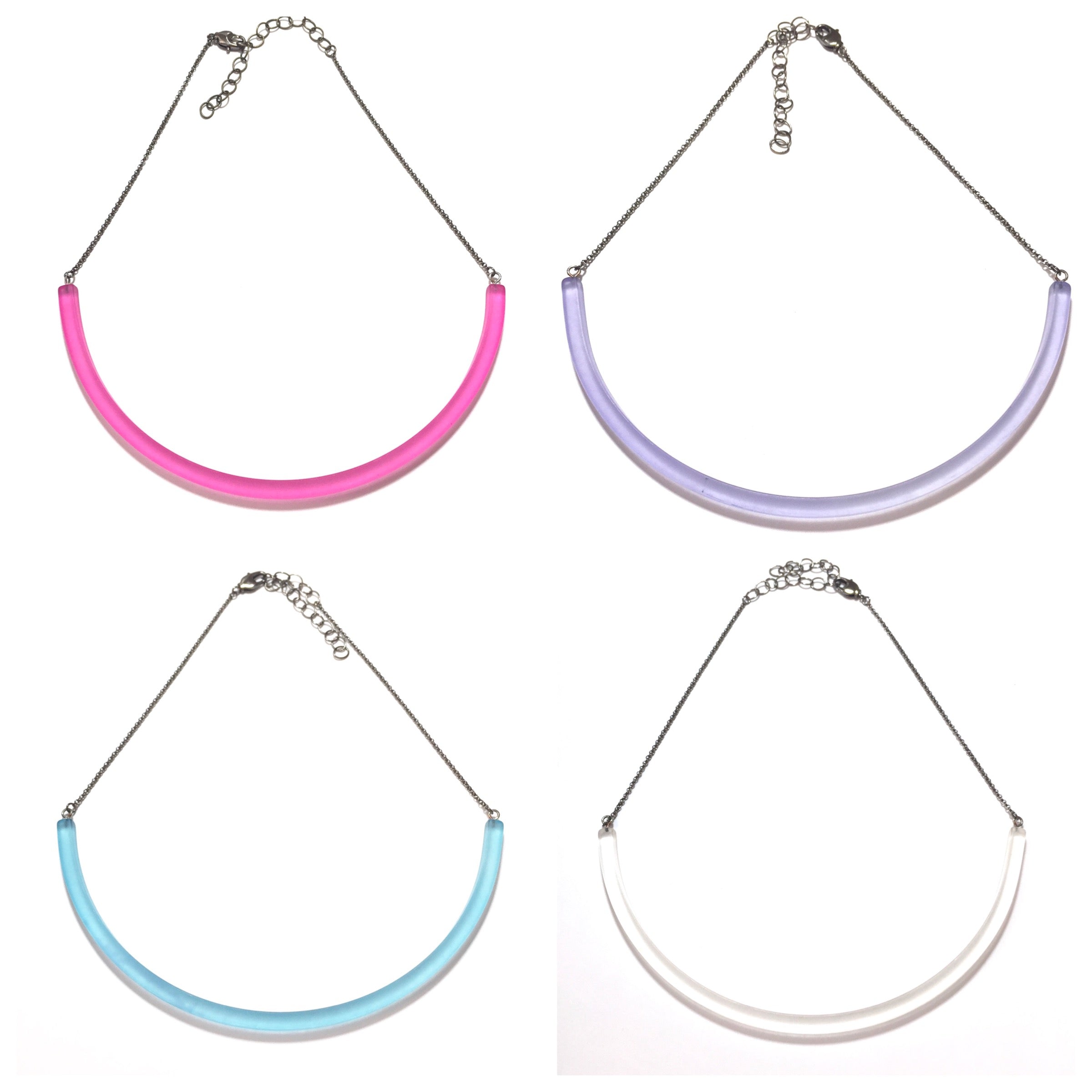 Frosted Bar Necklace *