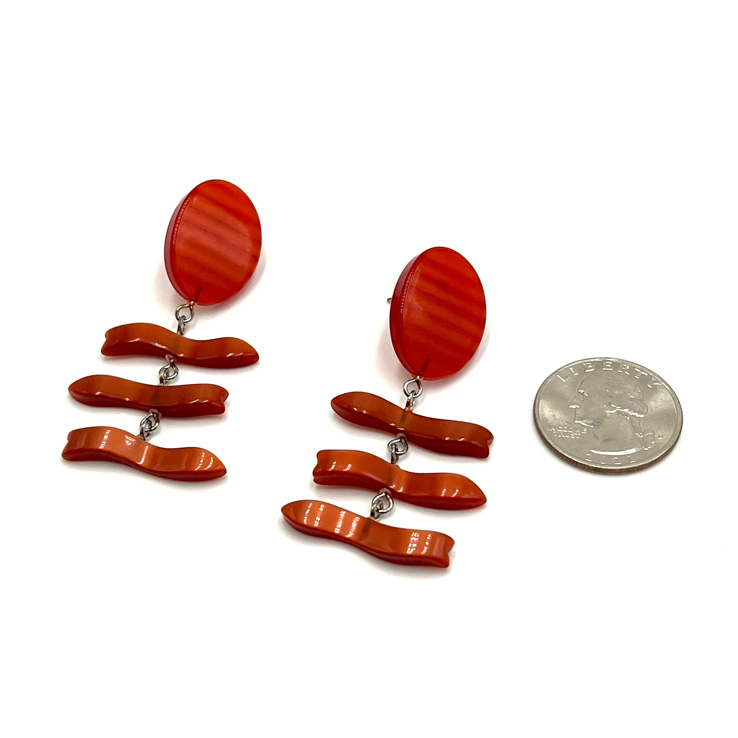 Rusted Directions Moonglow Statement Earrings *