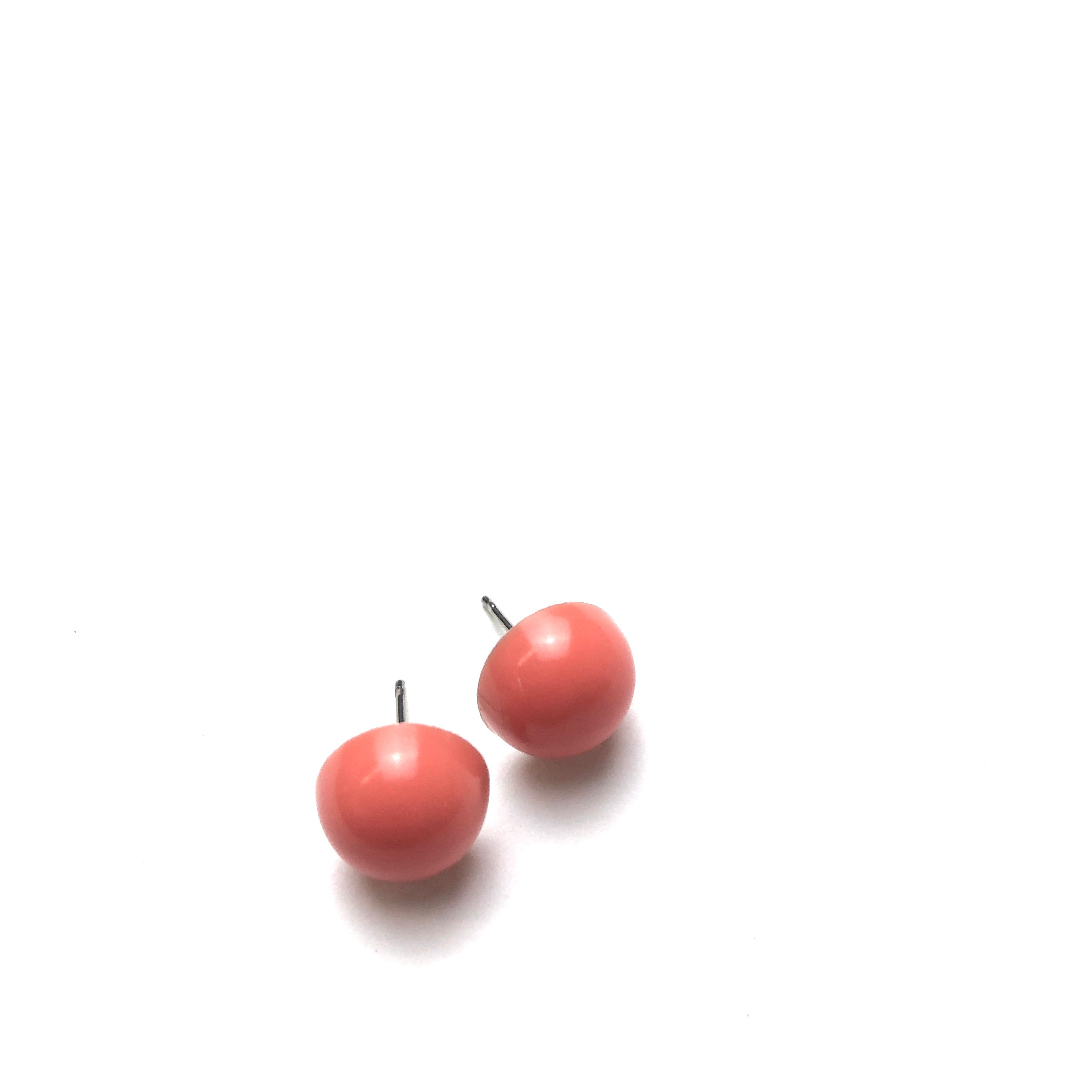 coral studs
