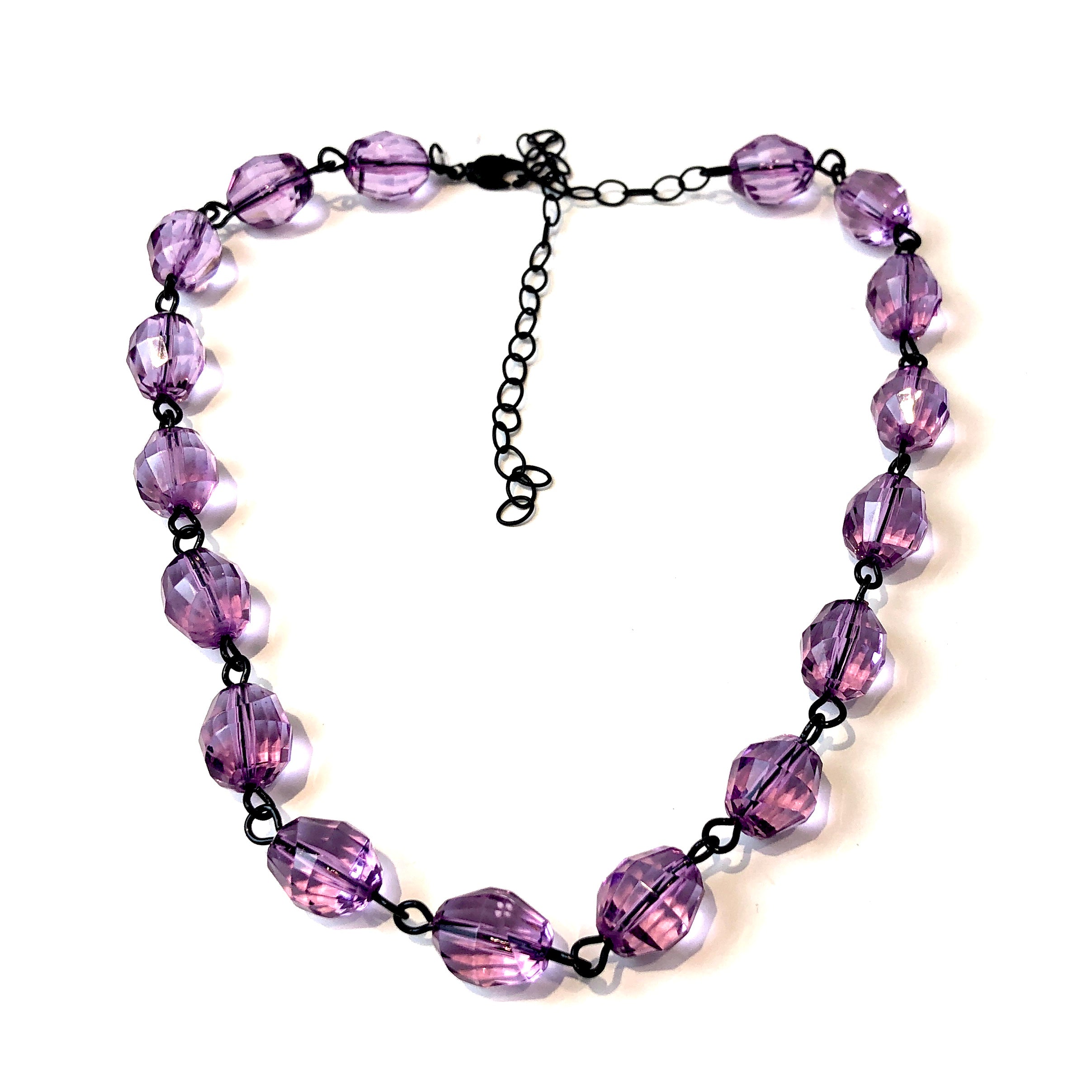 bright lavender necklace