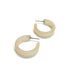 ivory lucite hoops