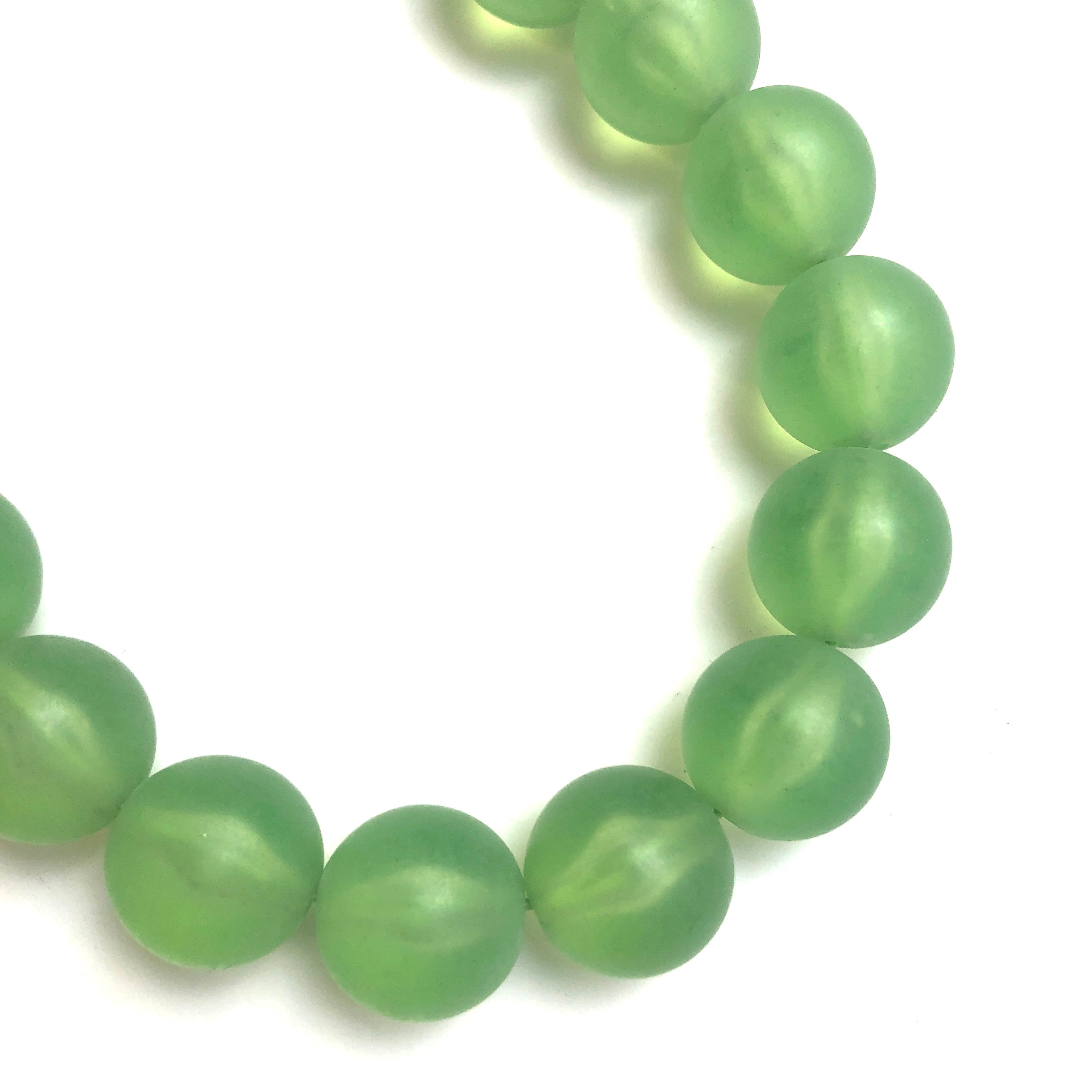 lime green necklace