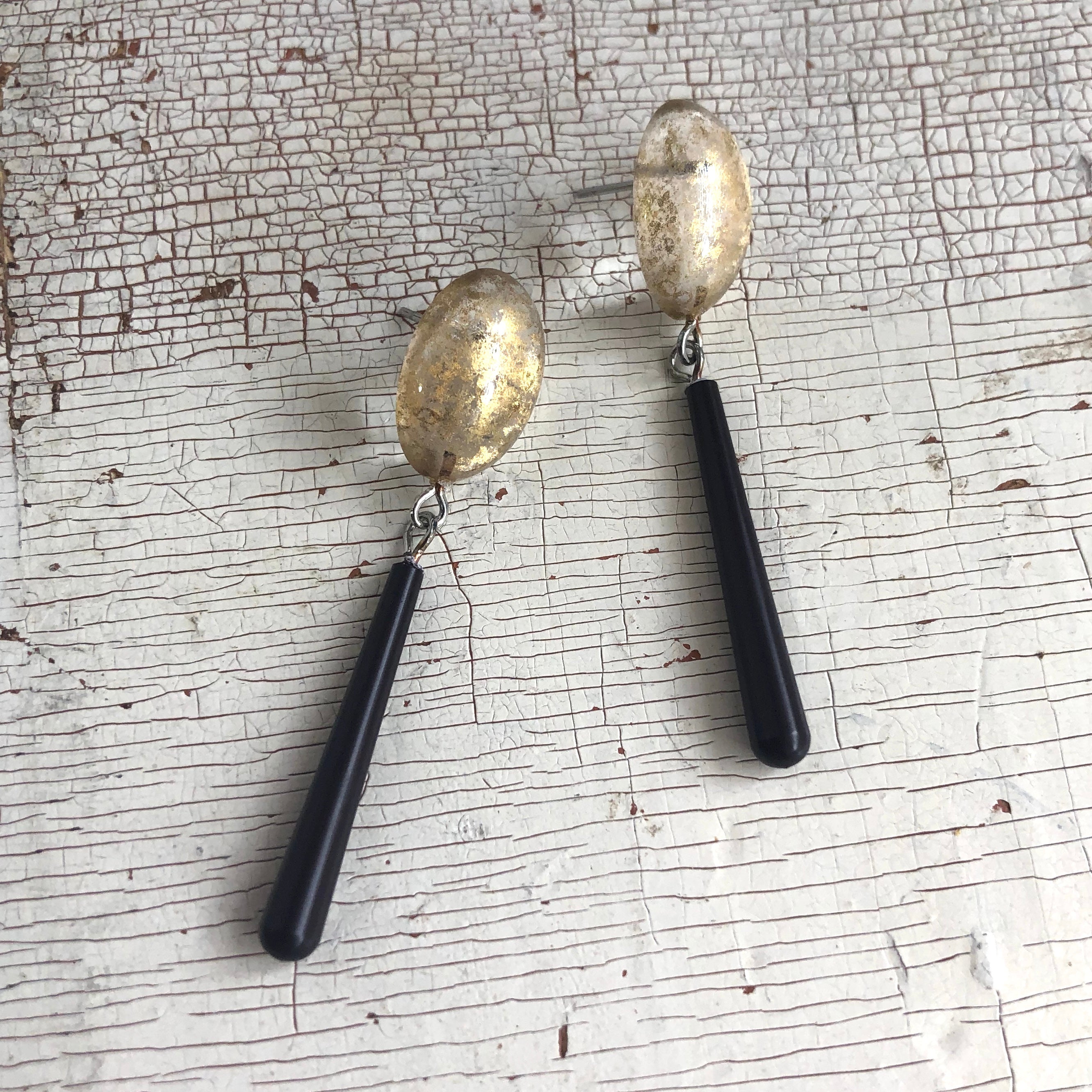 skinny teardrop earrings