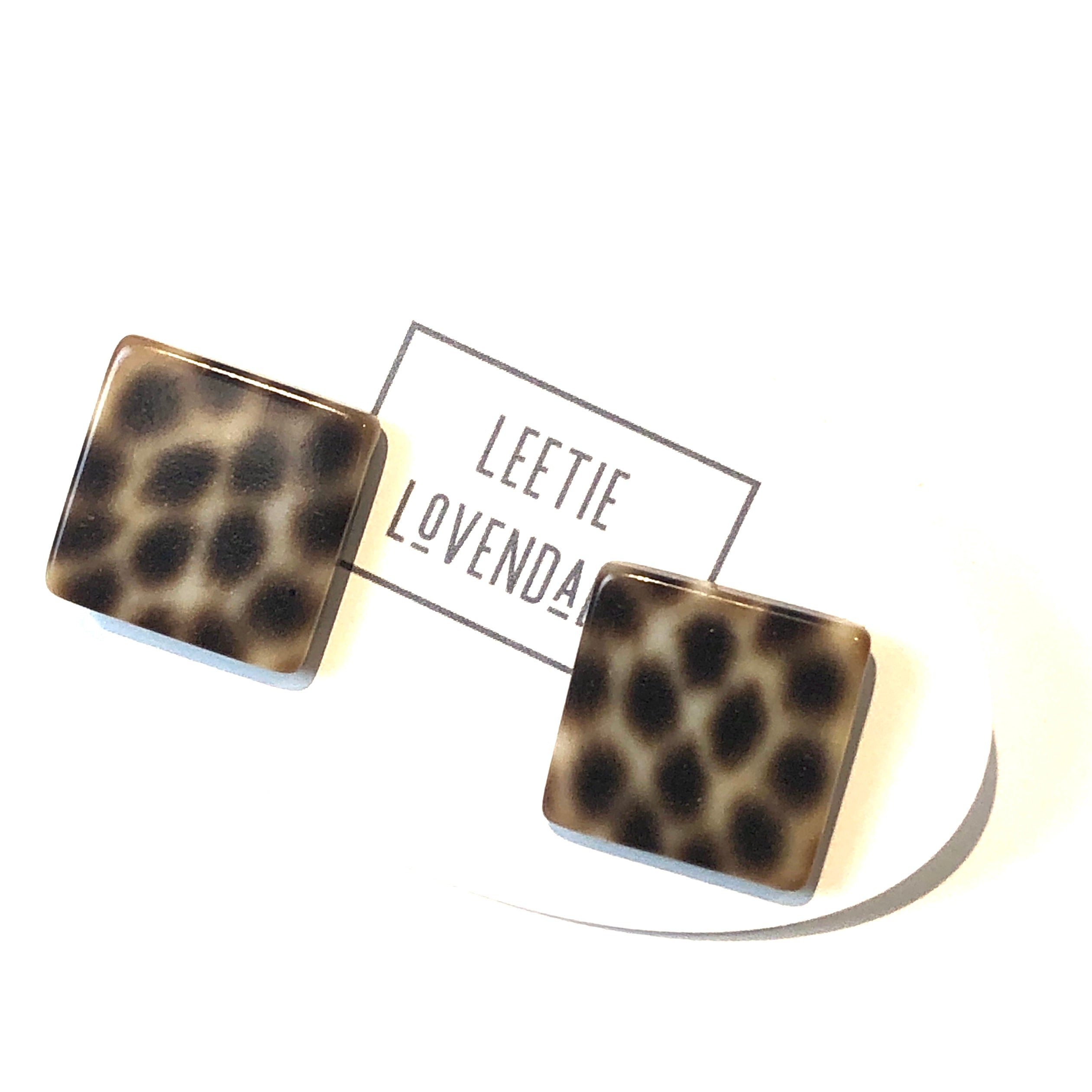 animal print earrings