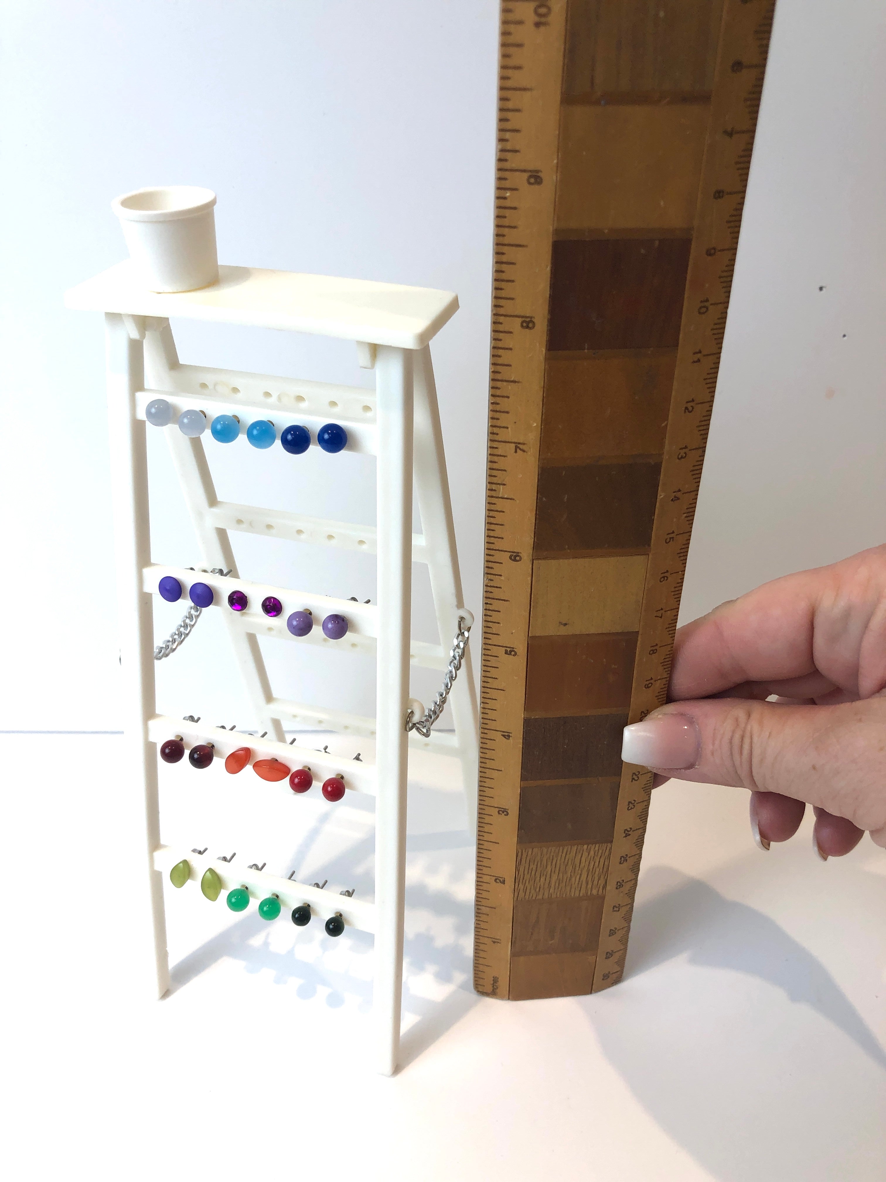 vintage stud earring collection