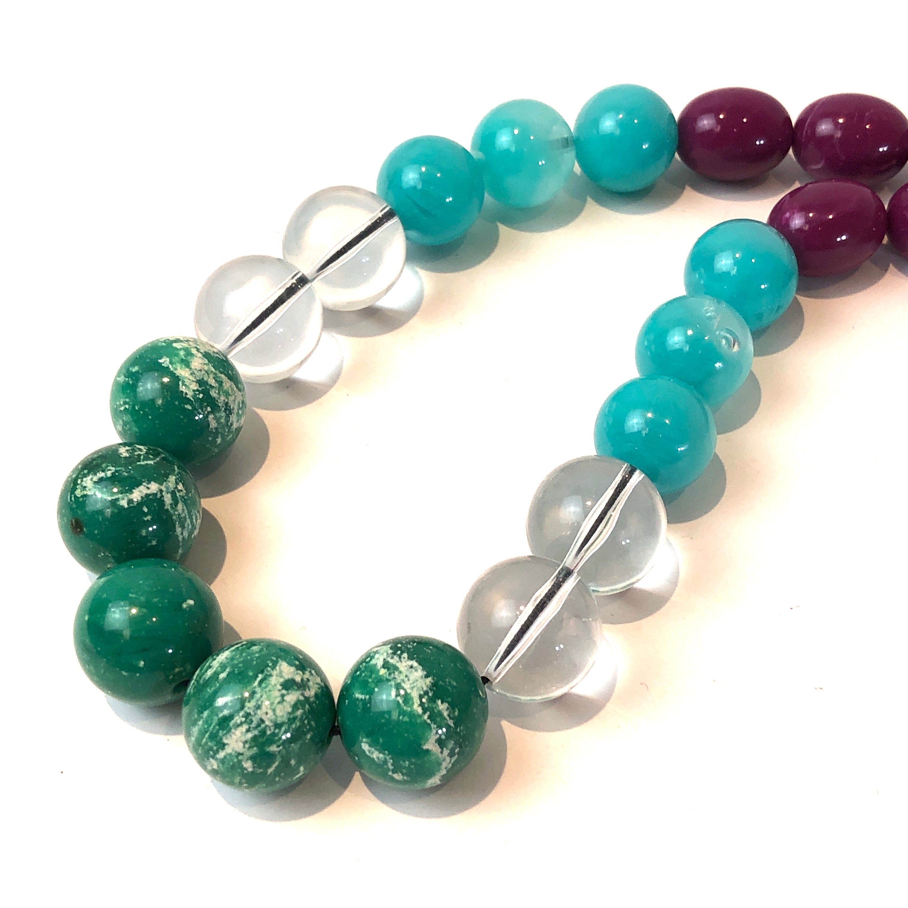 lucite necklace vintage