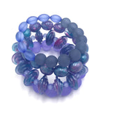 purple blues bracelets