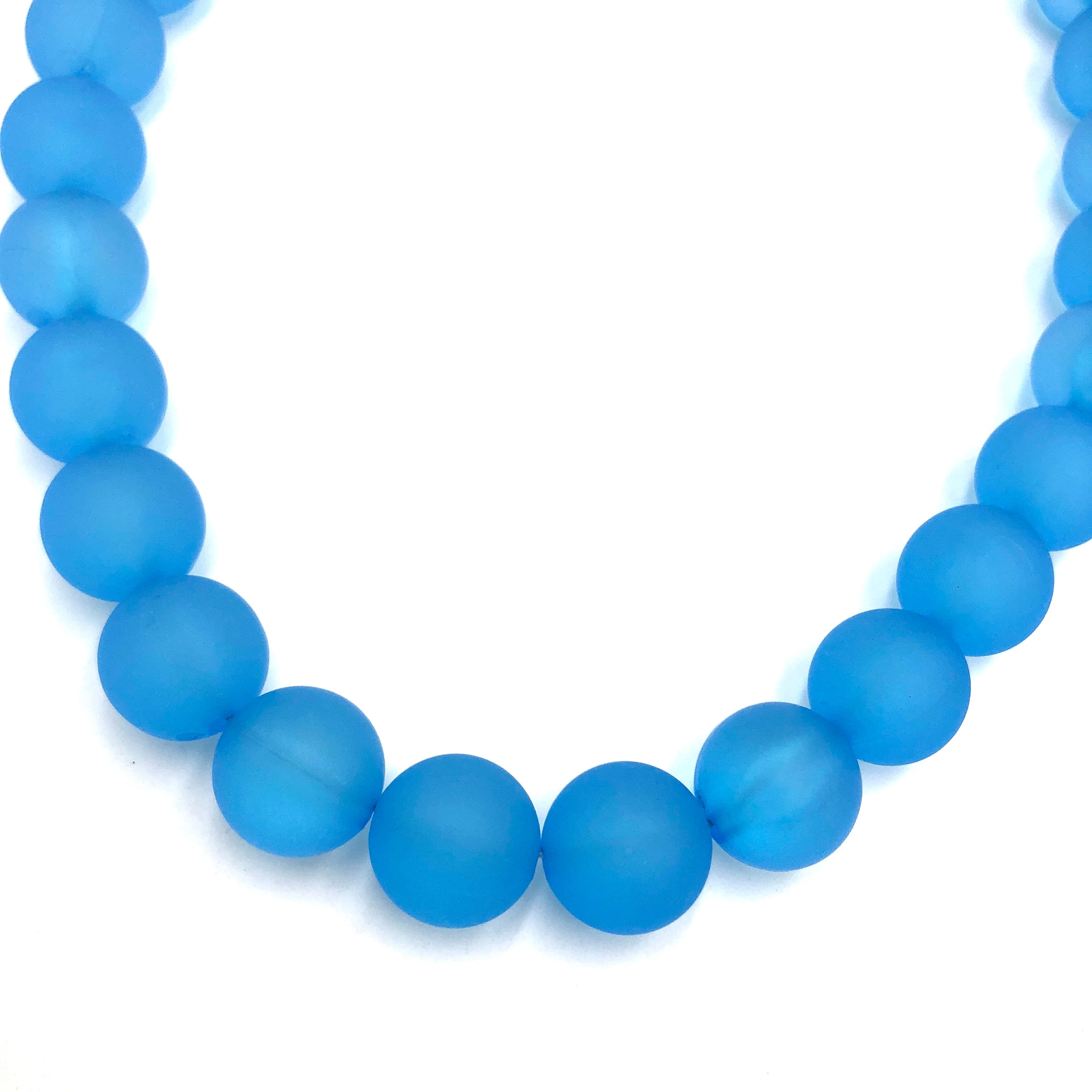 aqua blue beads