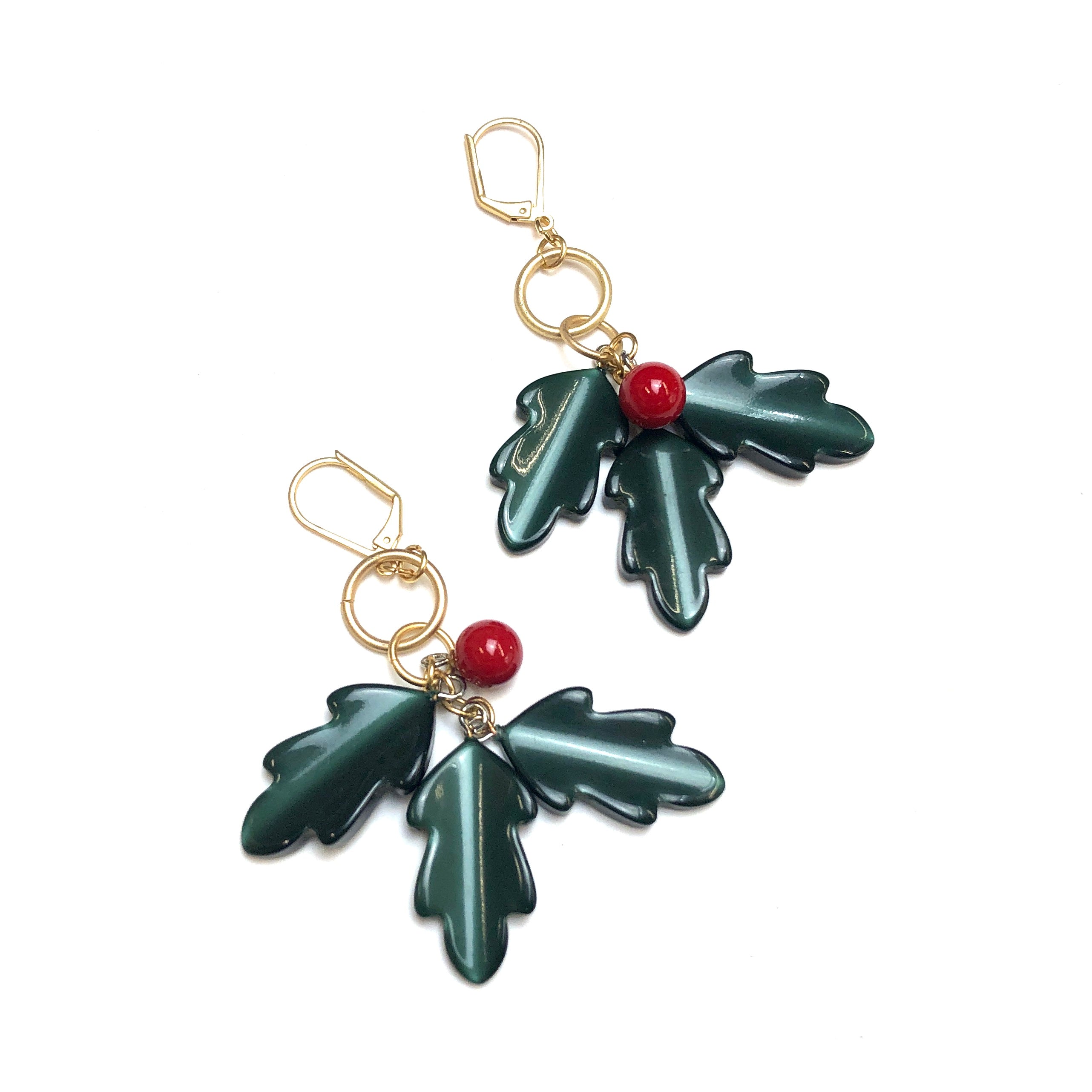 moonglow holly berry earrings