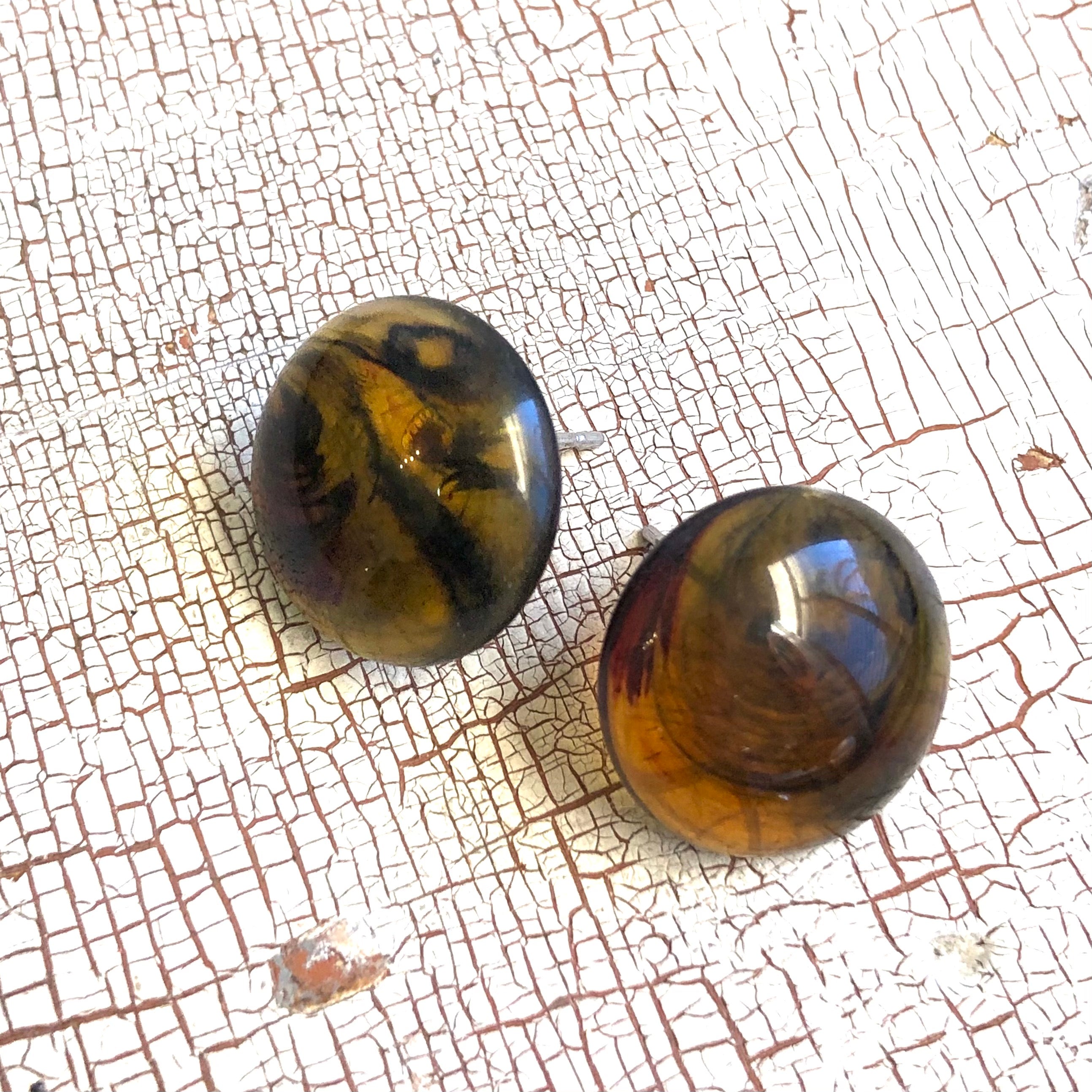 acrylic tortoise earrings