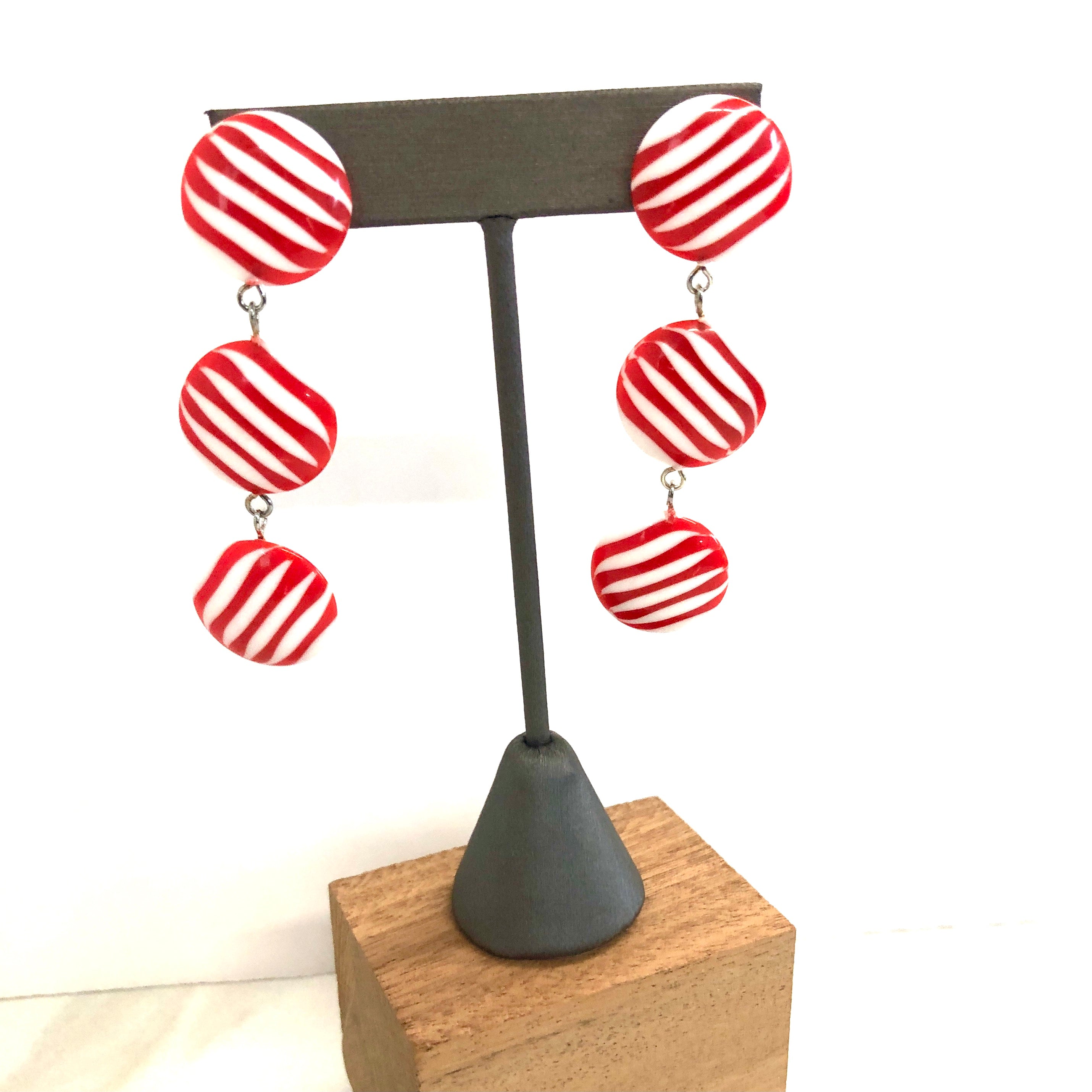 vintage christmas earrings