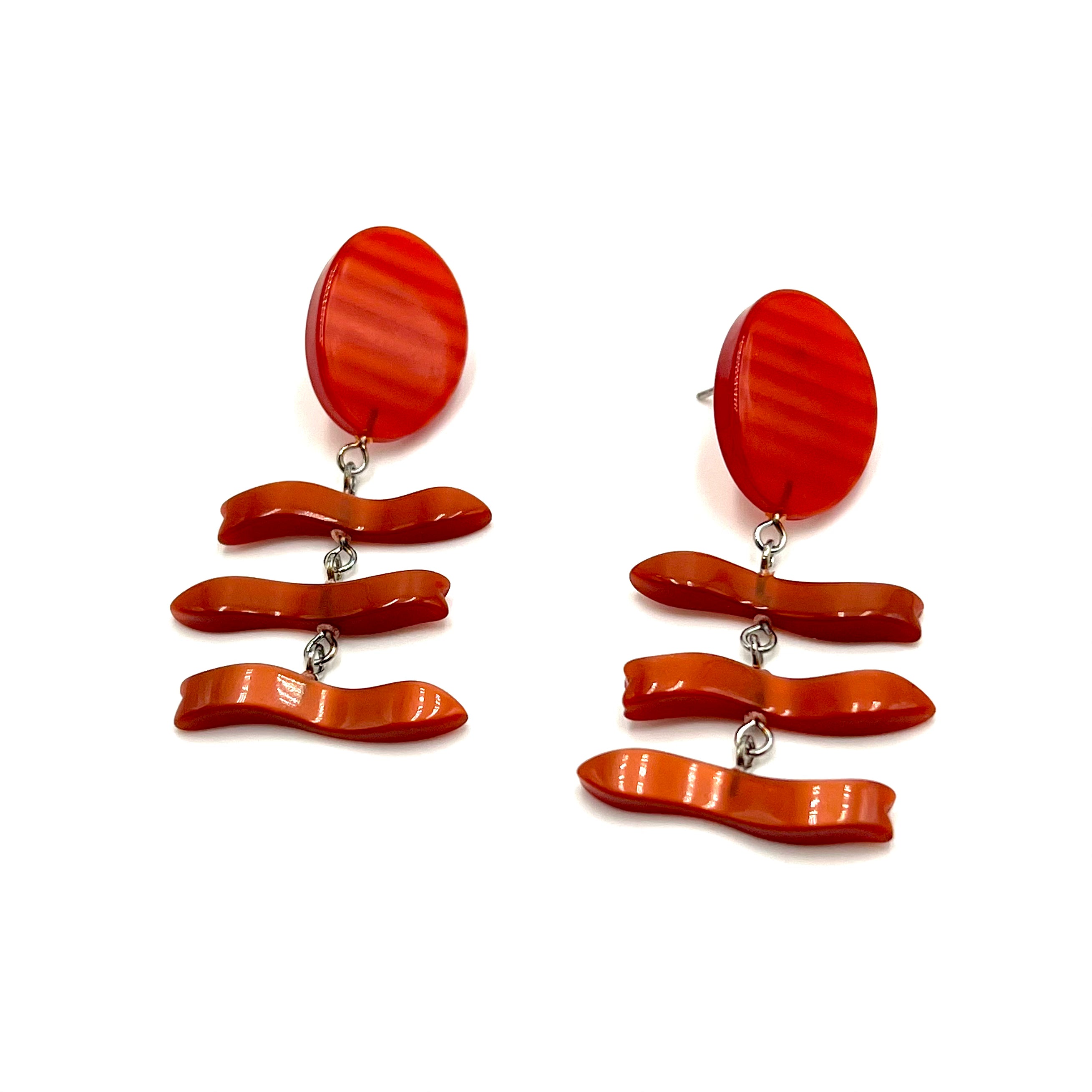 Rusted Directions Moonglow Statement Earrings *