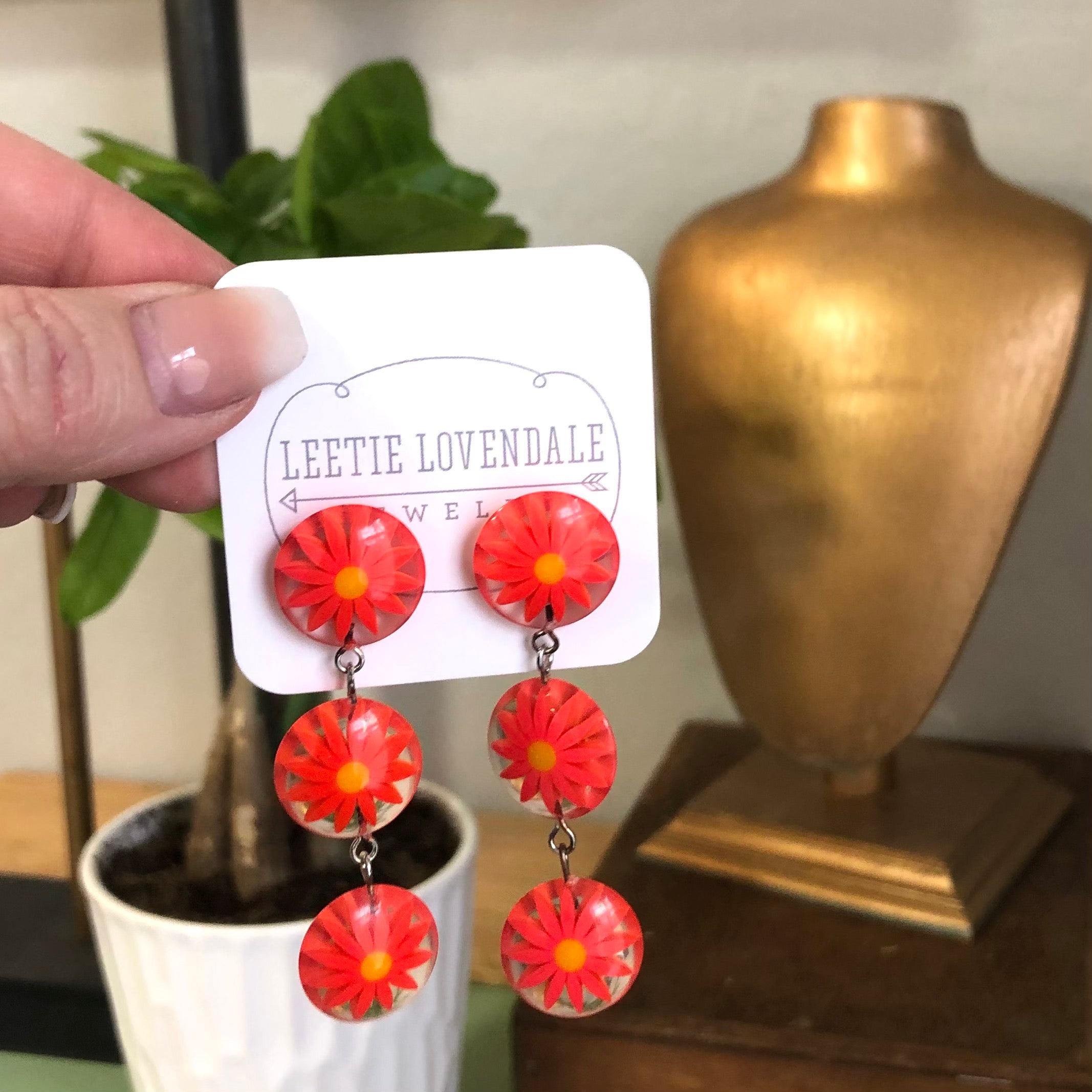 statement lucite jewelry