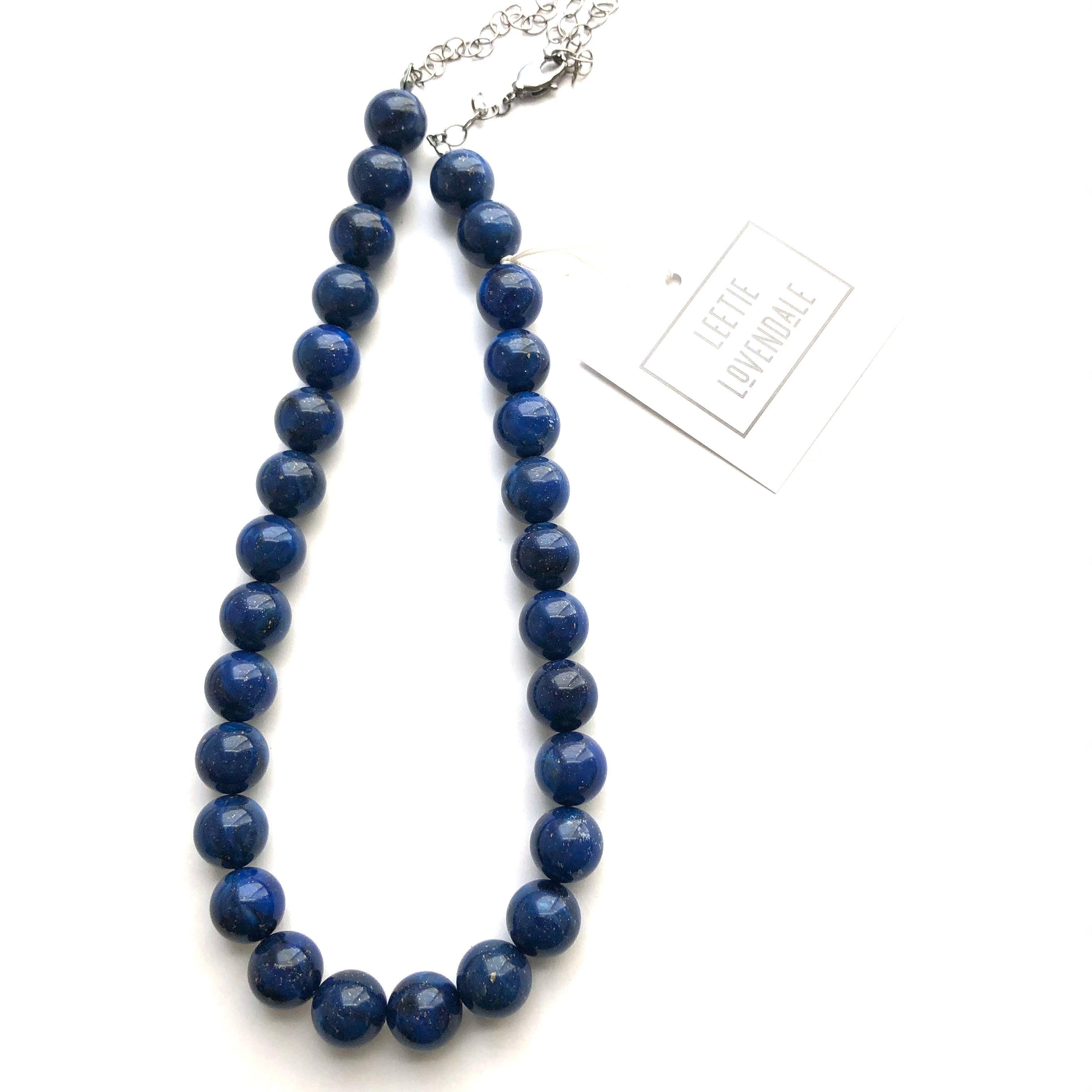 navy blue necklace