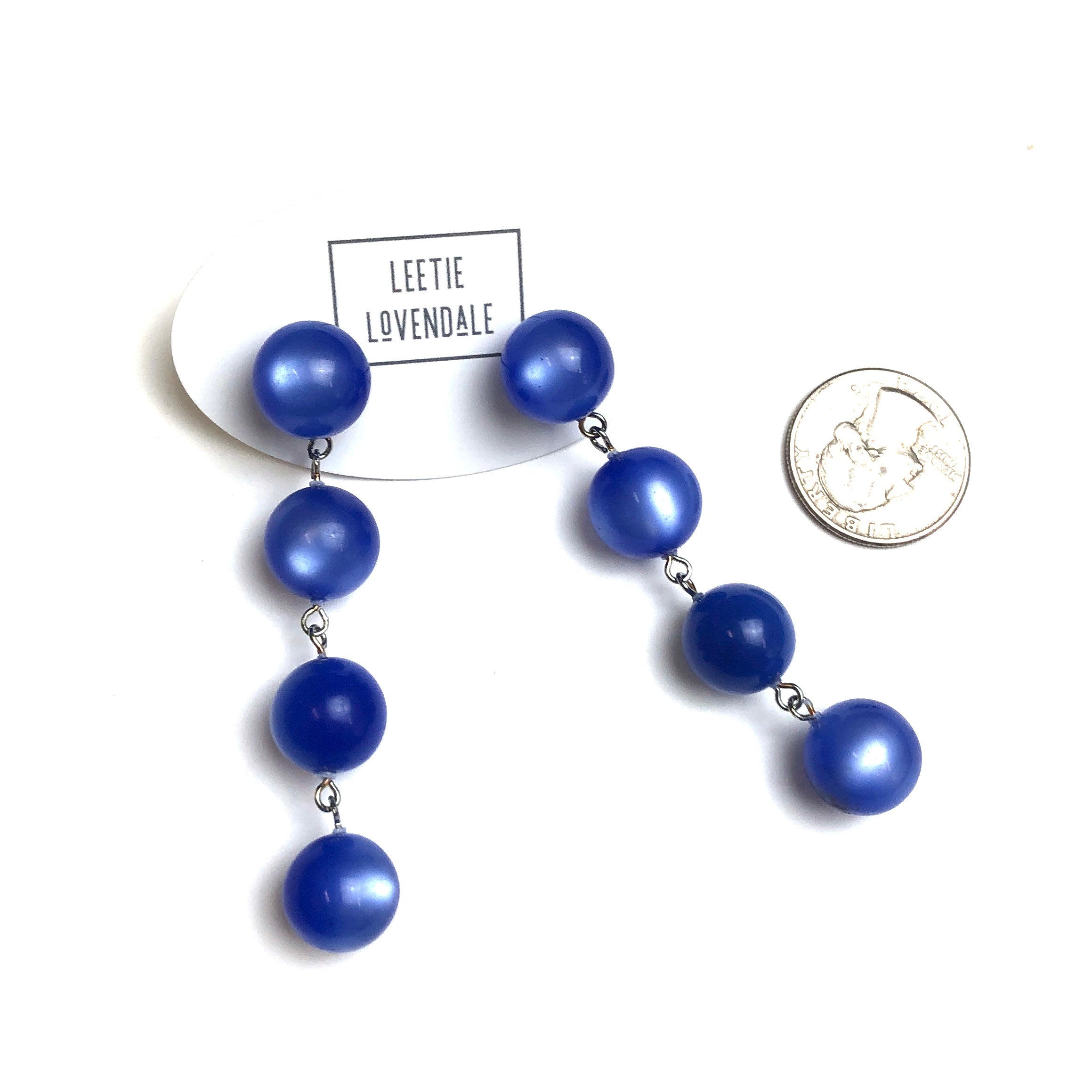 very peri pantone earrings